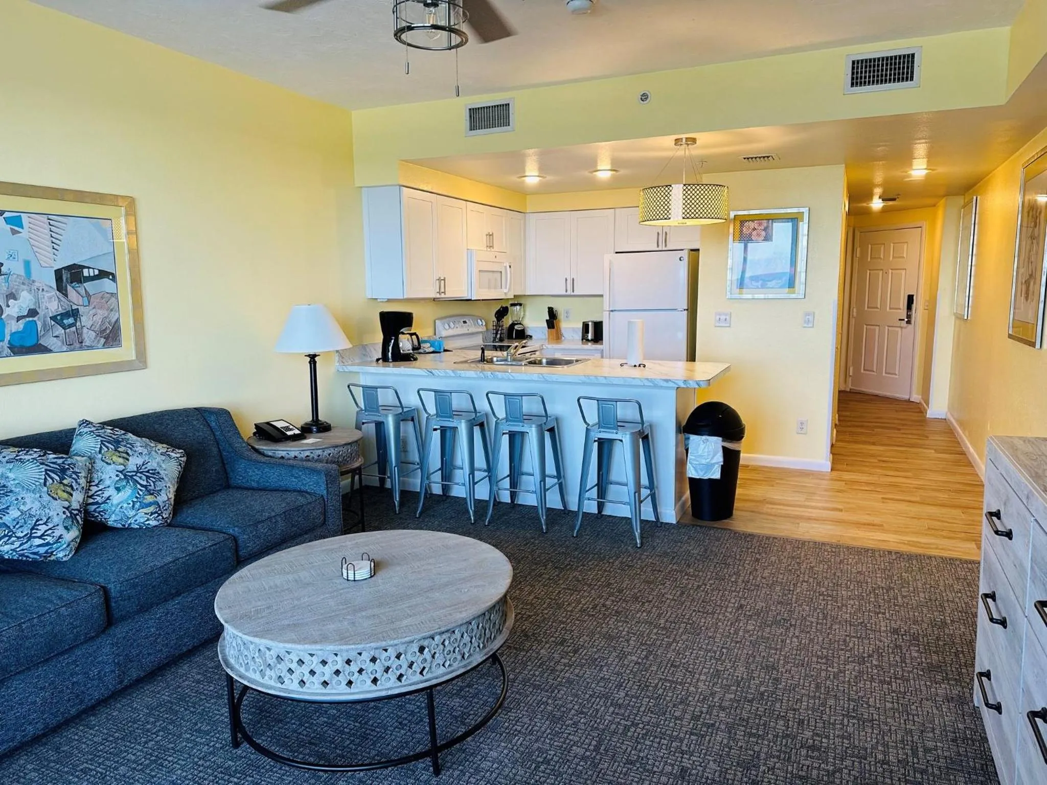 Living room in Ocean Walk Resort