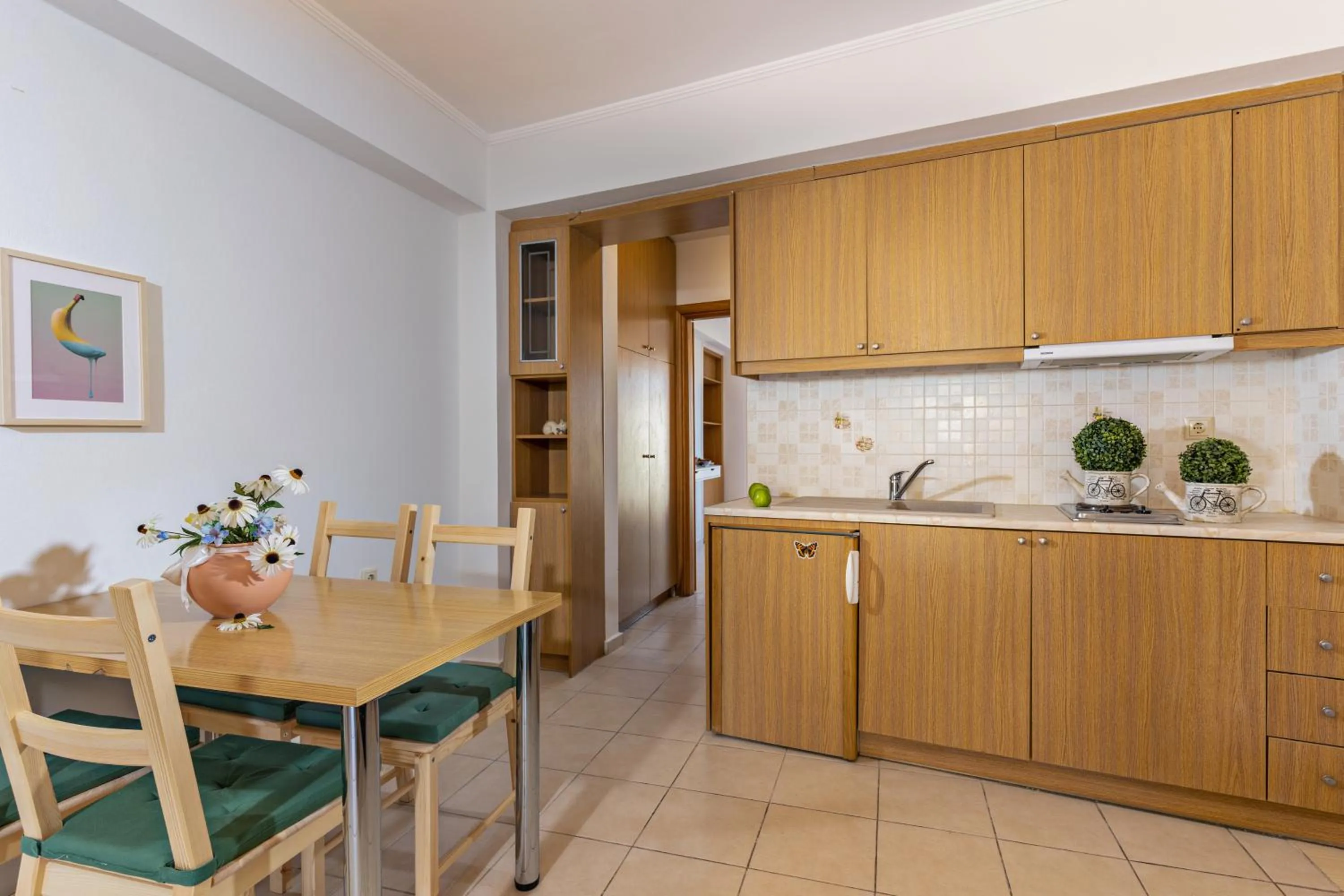 Kitchen or kitchenette in Castello Apartments