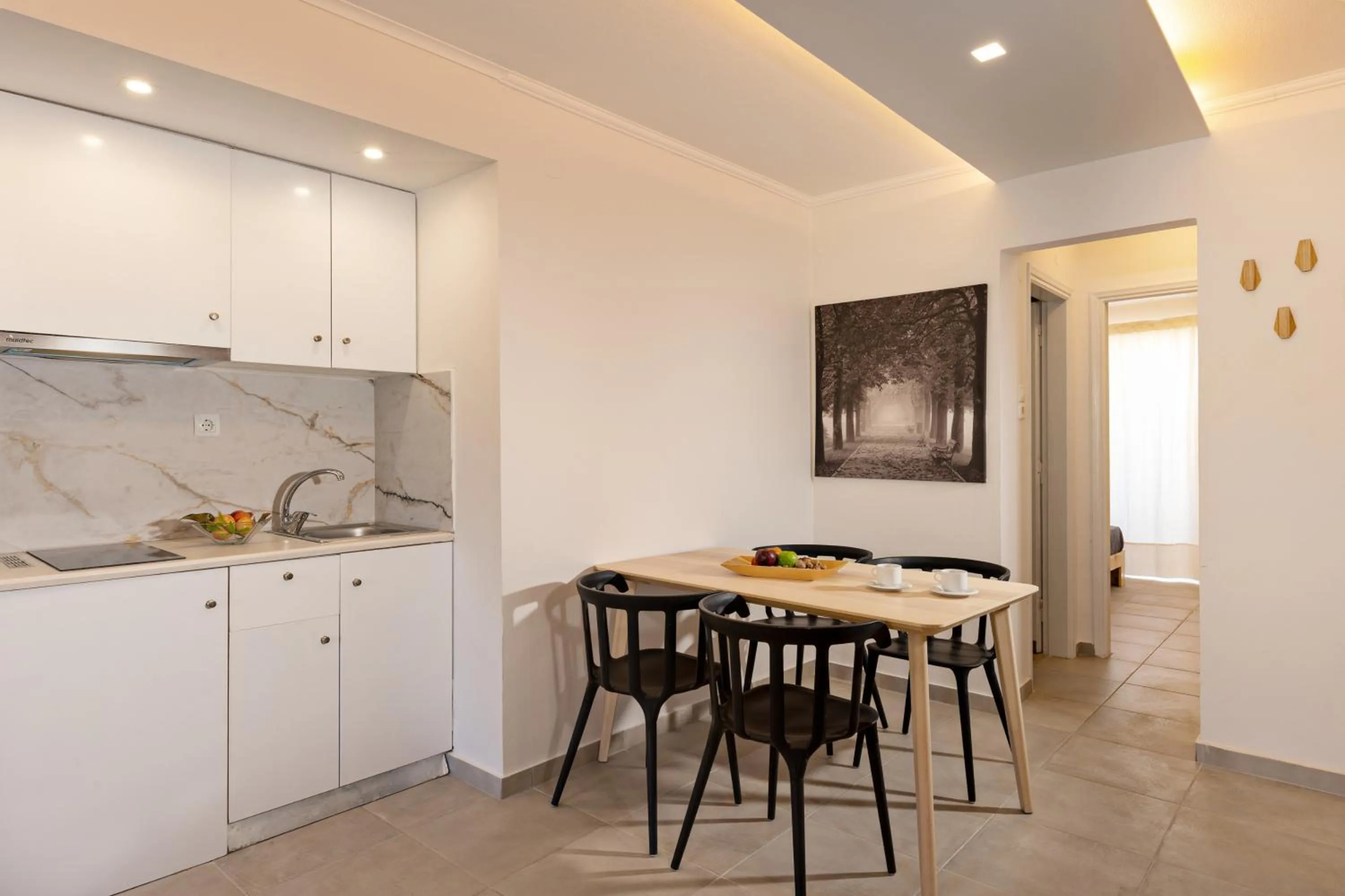 Kitchen or kitchenette in Castello Apartments