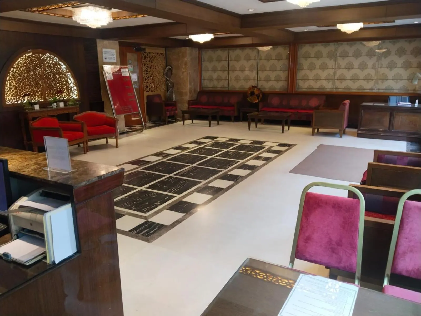 Lobby or reception in The President-A Boutique Hotel