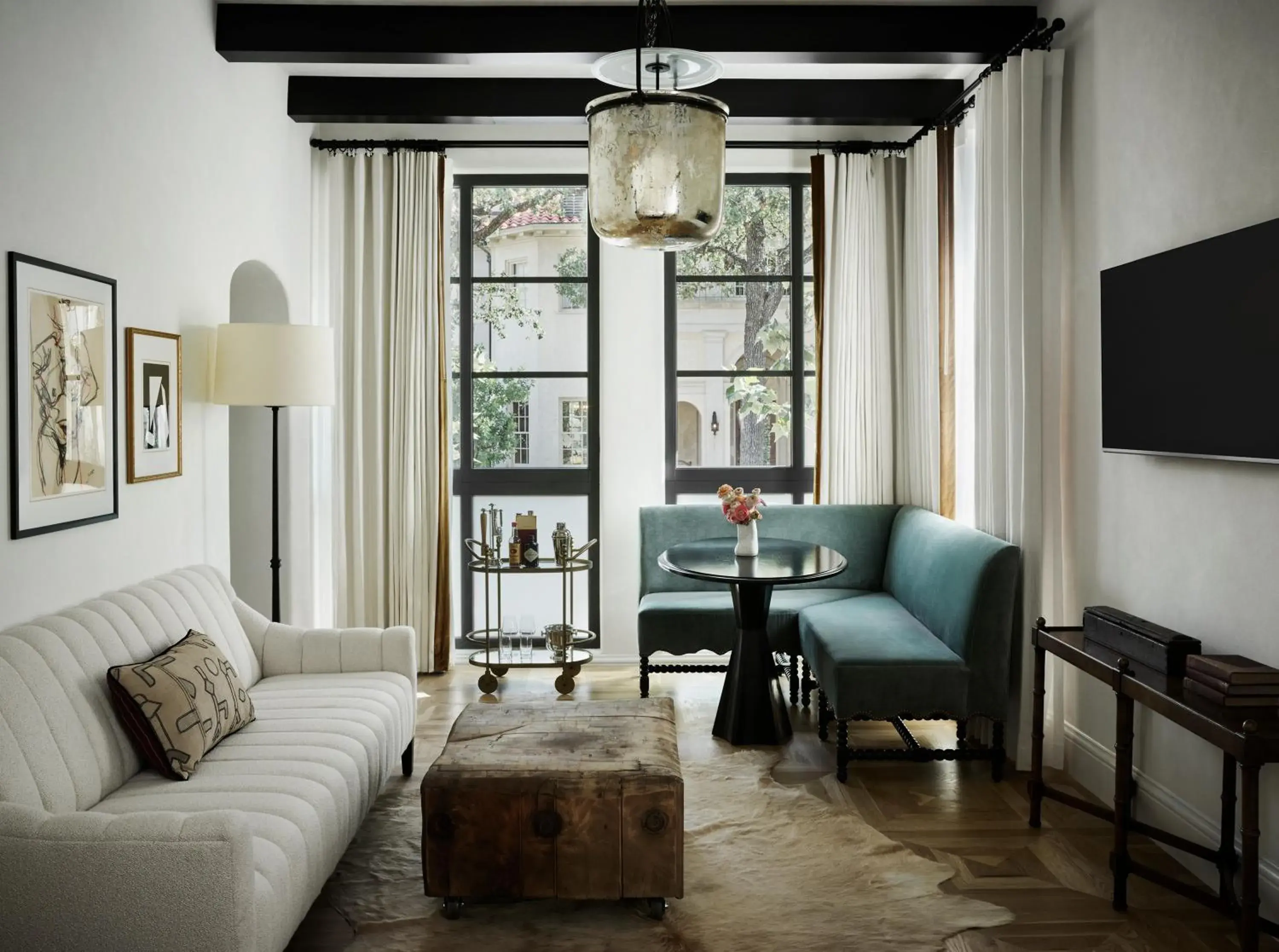 Living room in Commodore Perry Estate, Auberge Collection Living room in Commodore Perry Estate, Auberge Collection