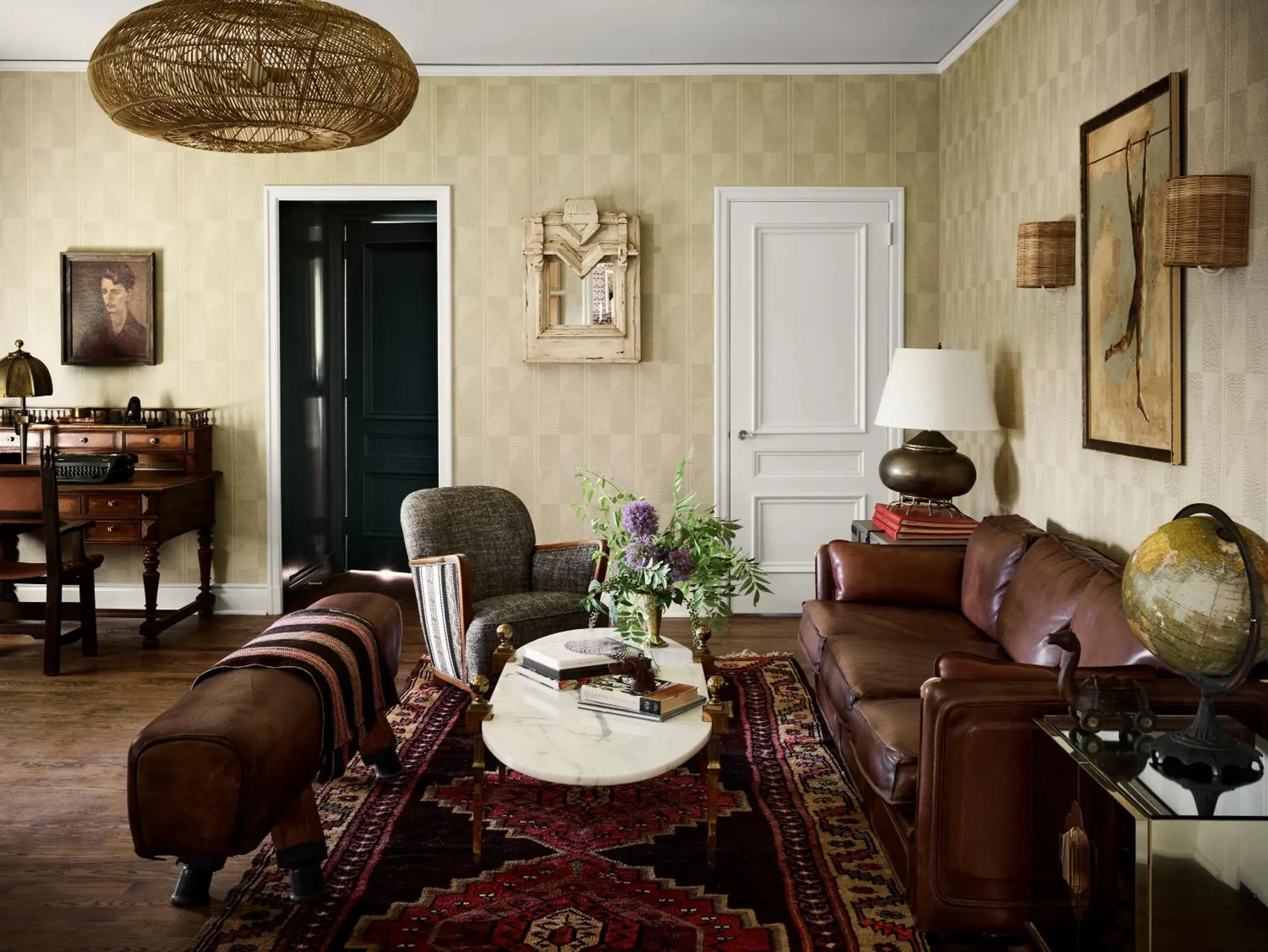 Living room in Commodore Perry Estate, Auberge Collection Living room in Commodore Perry Estate, Auberge Collection