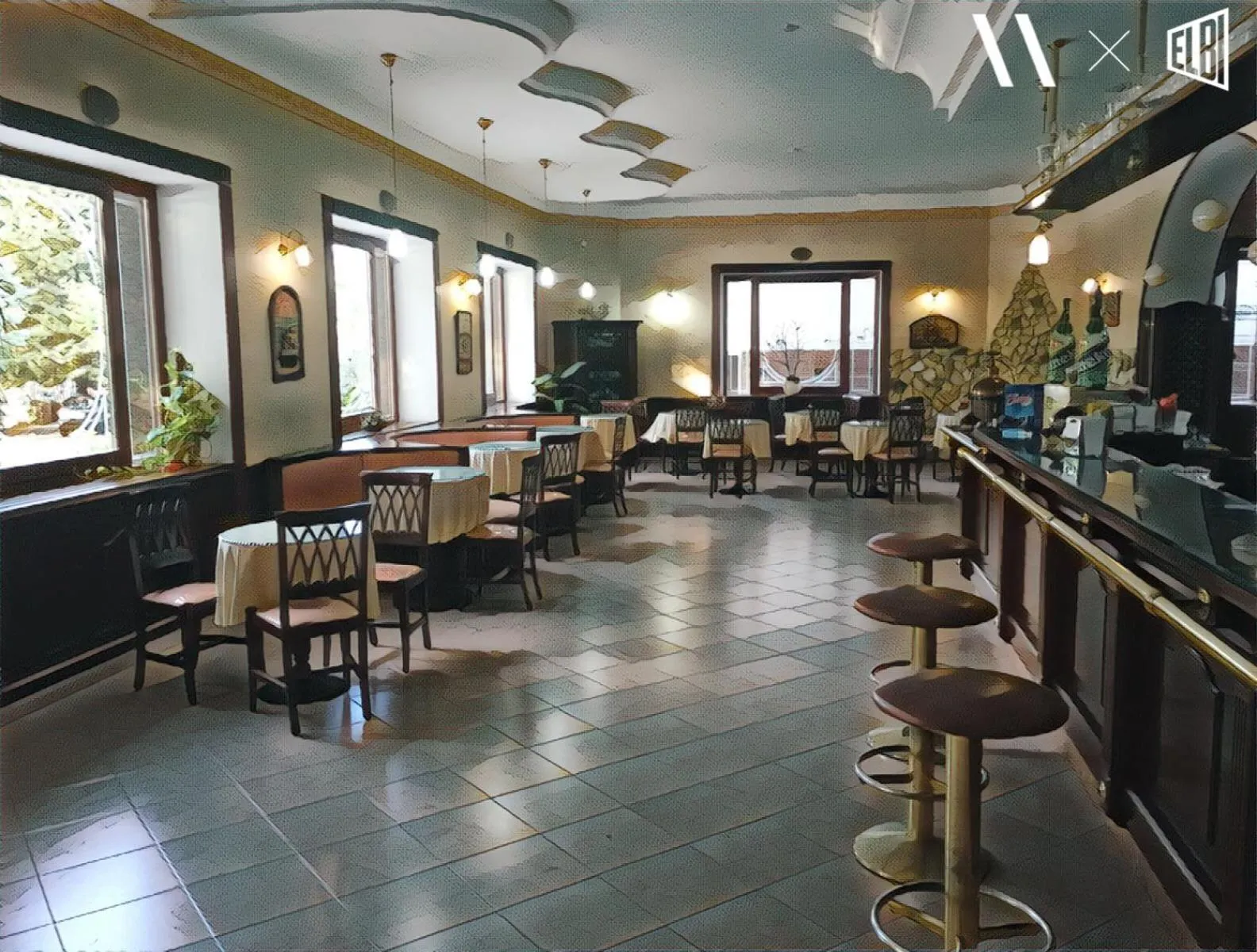 Lounge or bar, Restaurant/Places to Eat in Hotel Del Lago