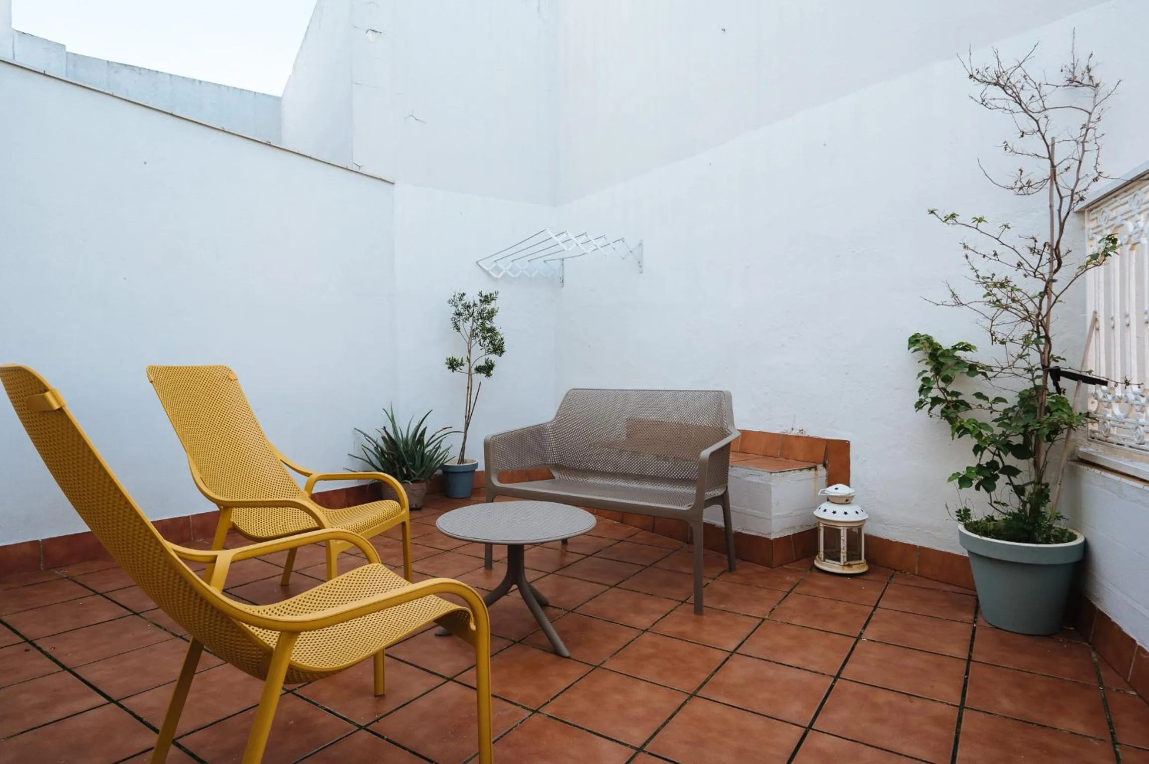 Patio in The Zentral Suites & Apartments