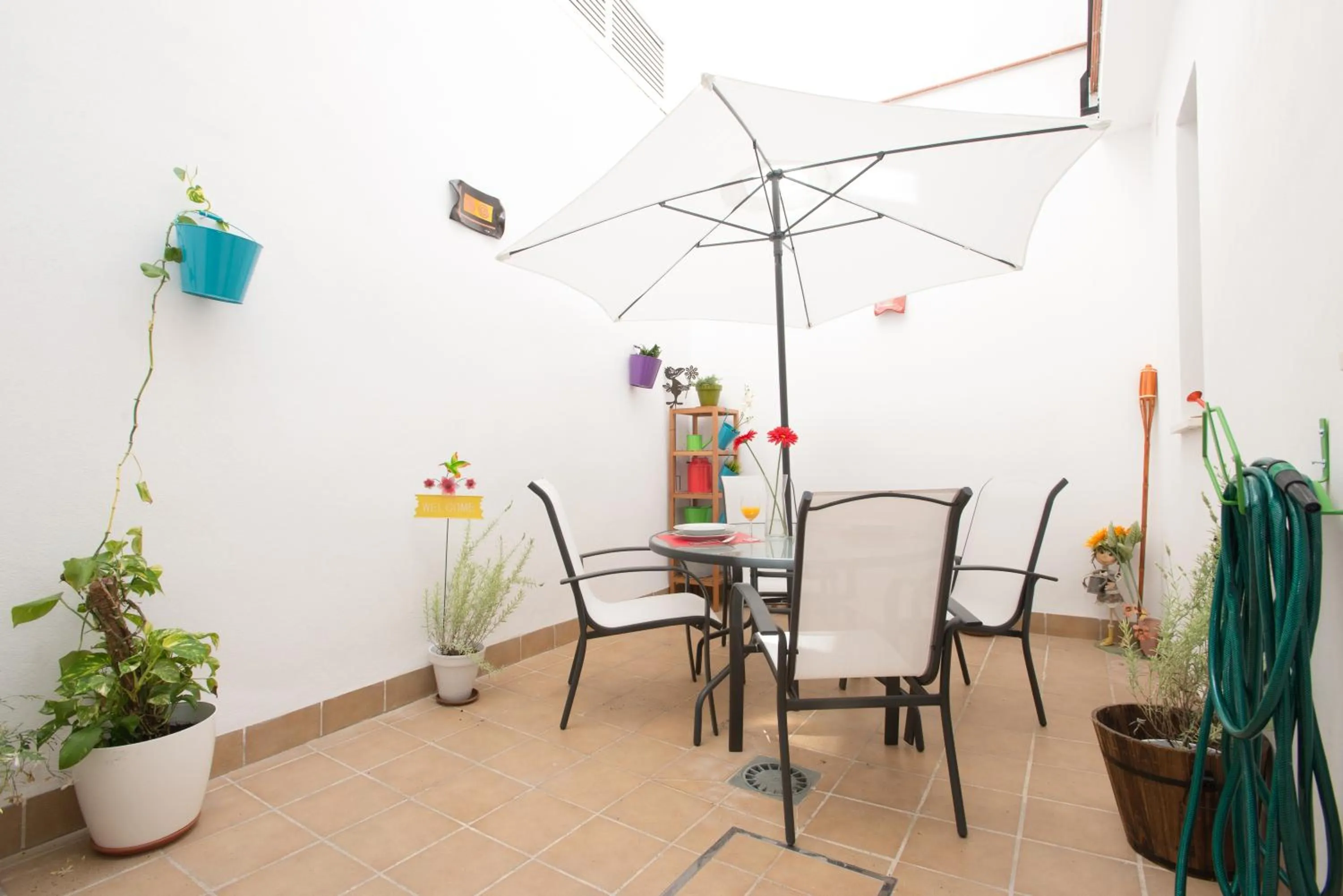 Balcony/Terrace in The Zentral Suites & Apartments