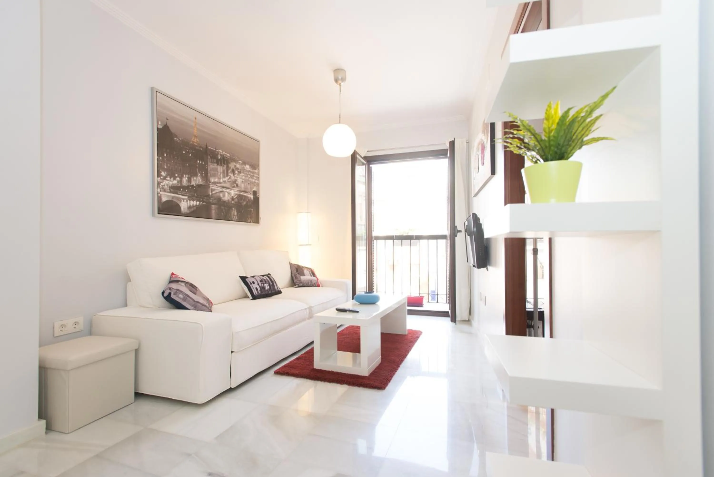 Living room in The Zentral Suites & Apartments