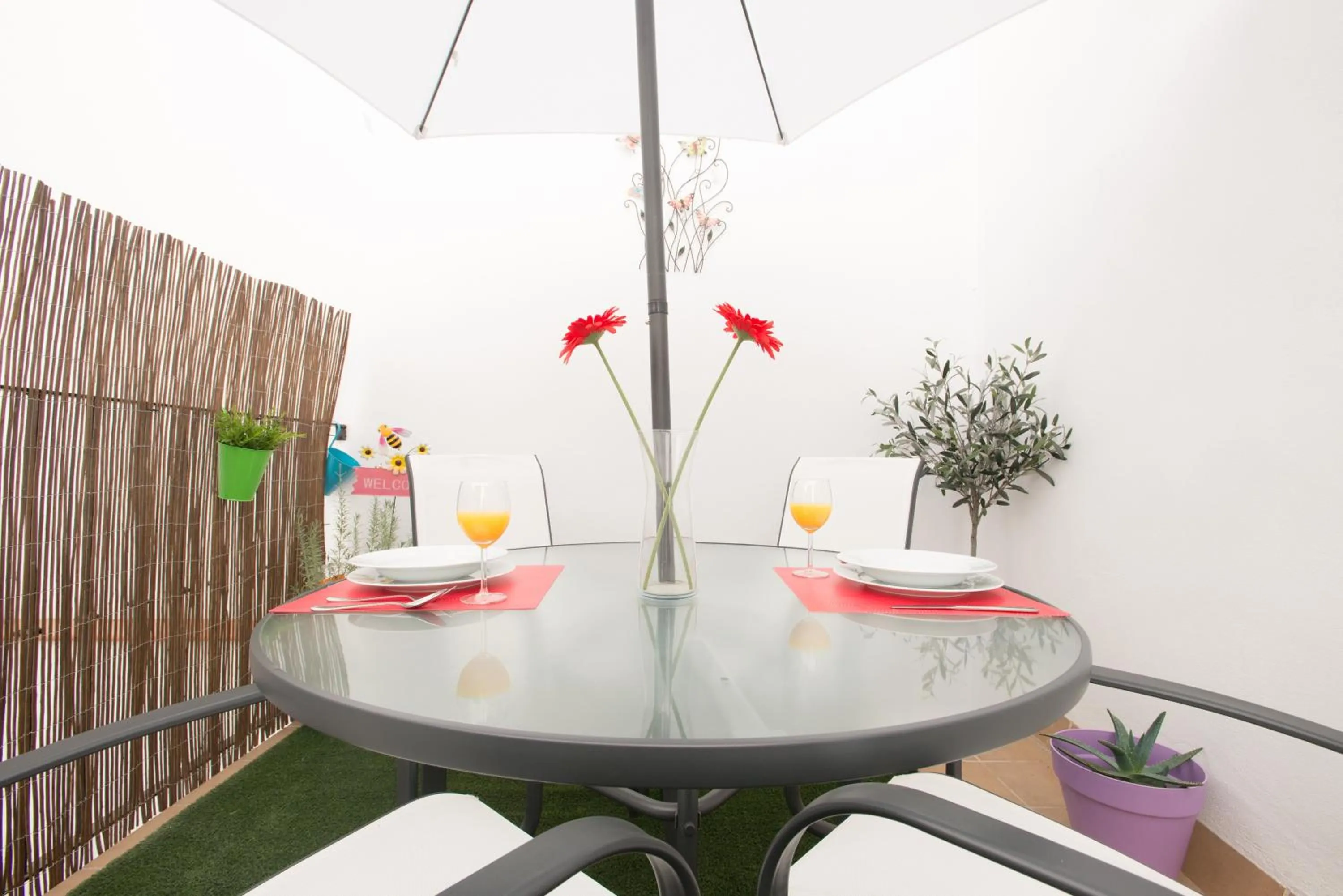 Balcony/Terrace in The Zentral Suites & Apartments