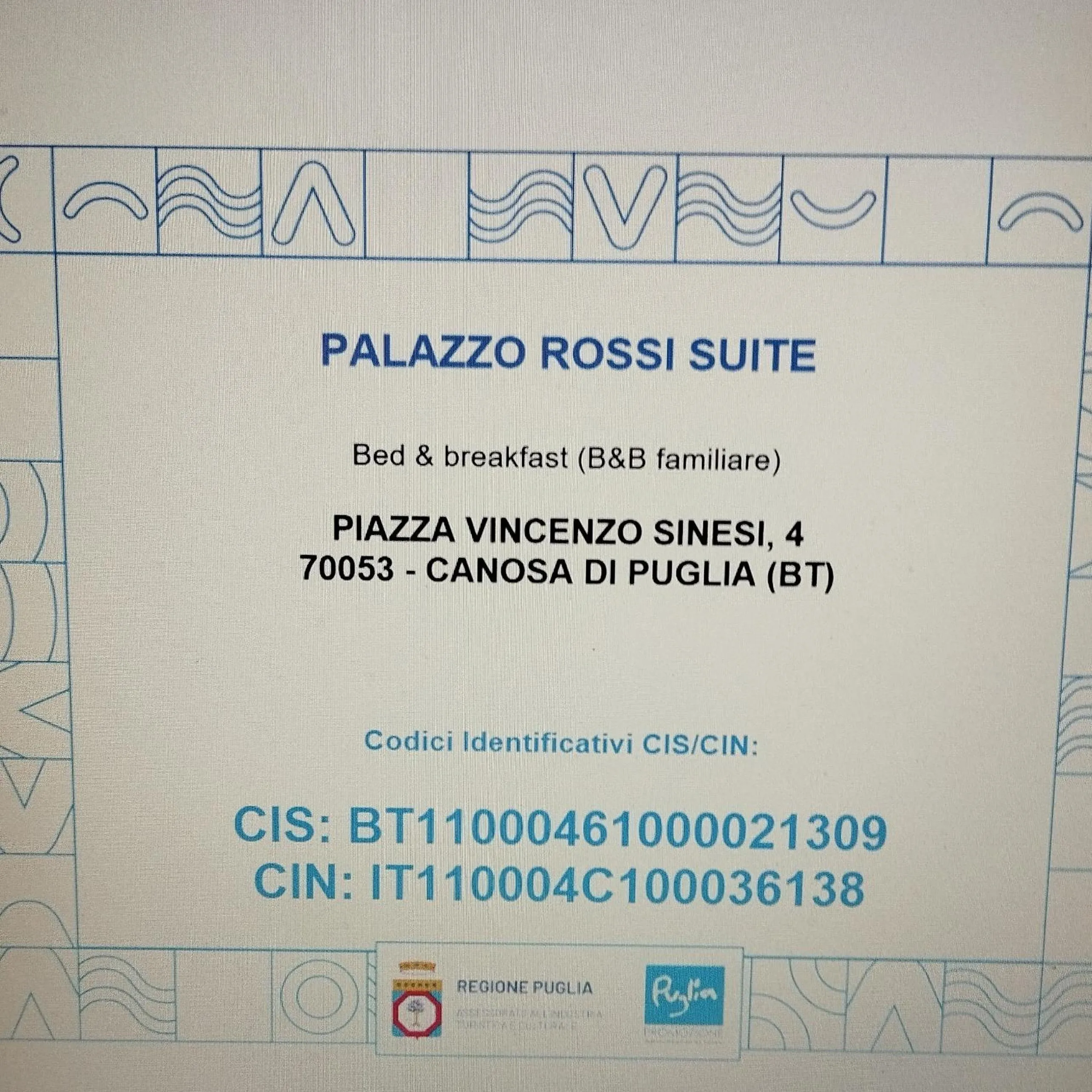 Palazzo Rossi suite