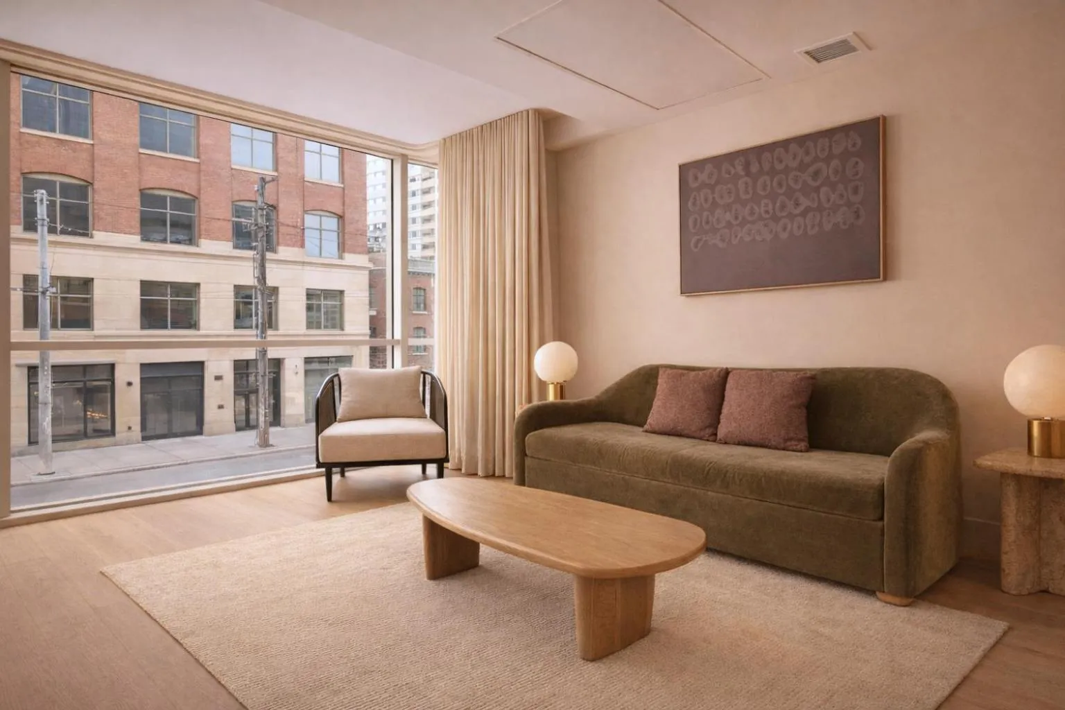 Seating area in Nester Finn Entertainment District