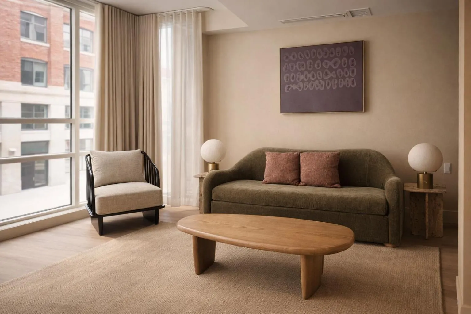 Seating area in Nester Finn Entertainment District