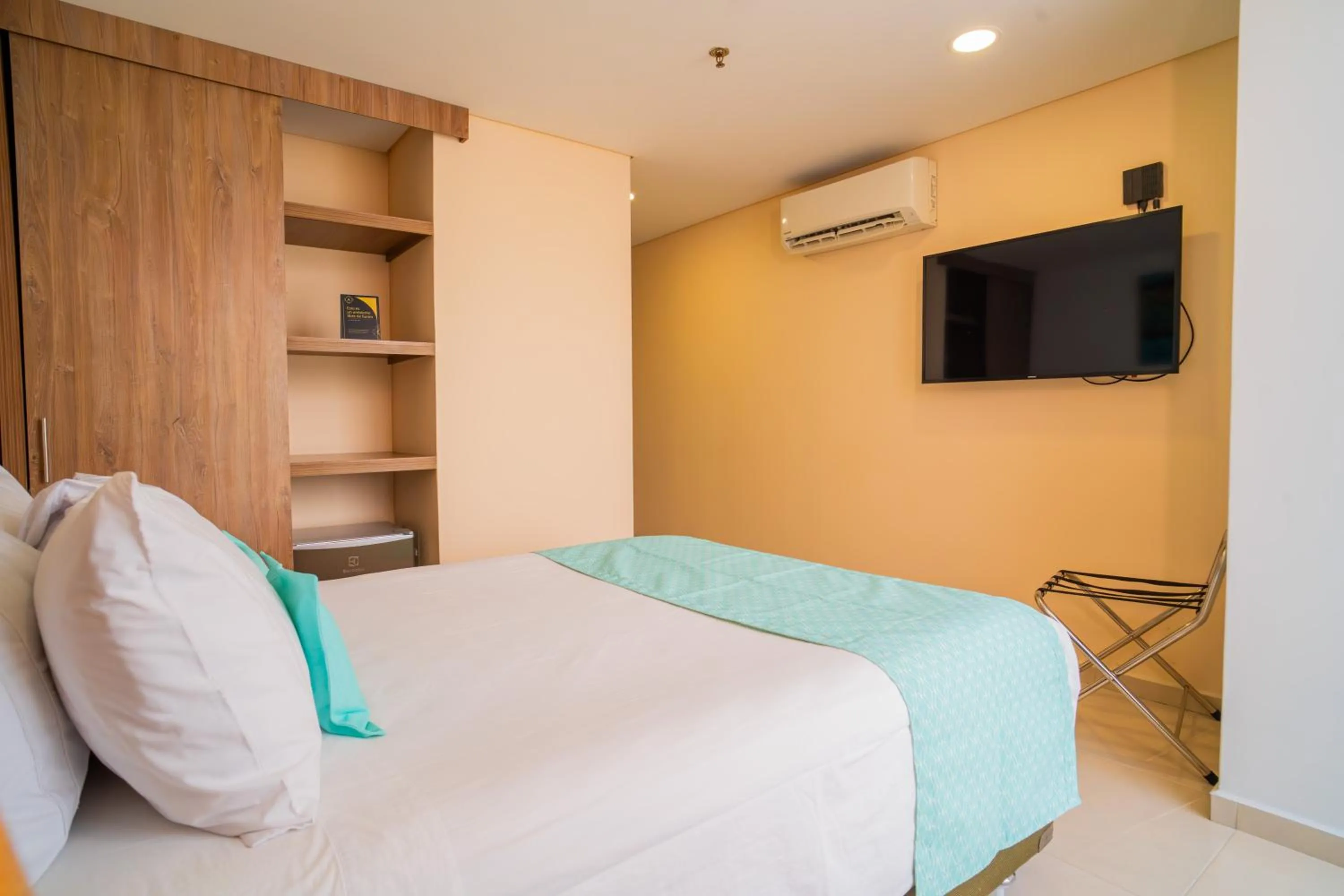 Bed in Ambar Hotel Boutique Cali