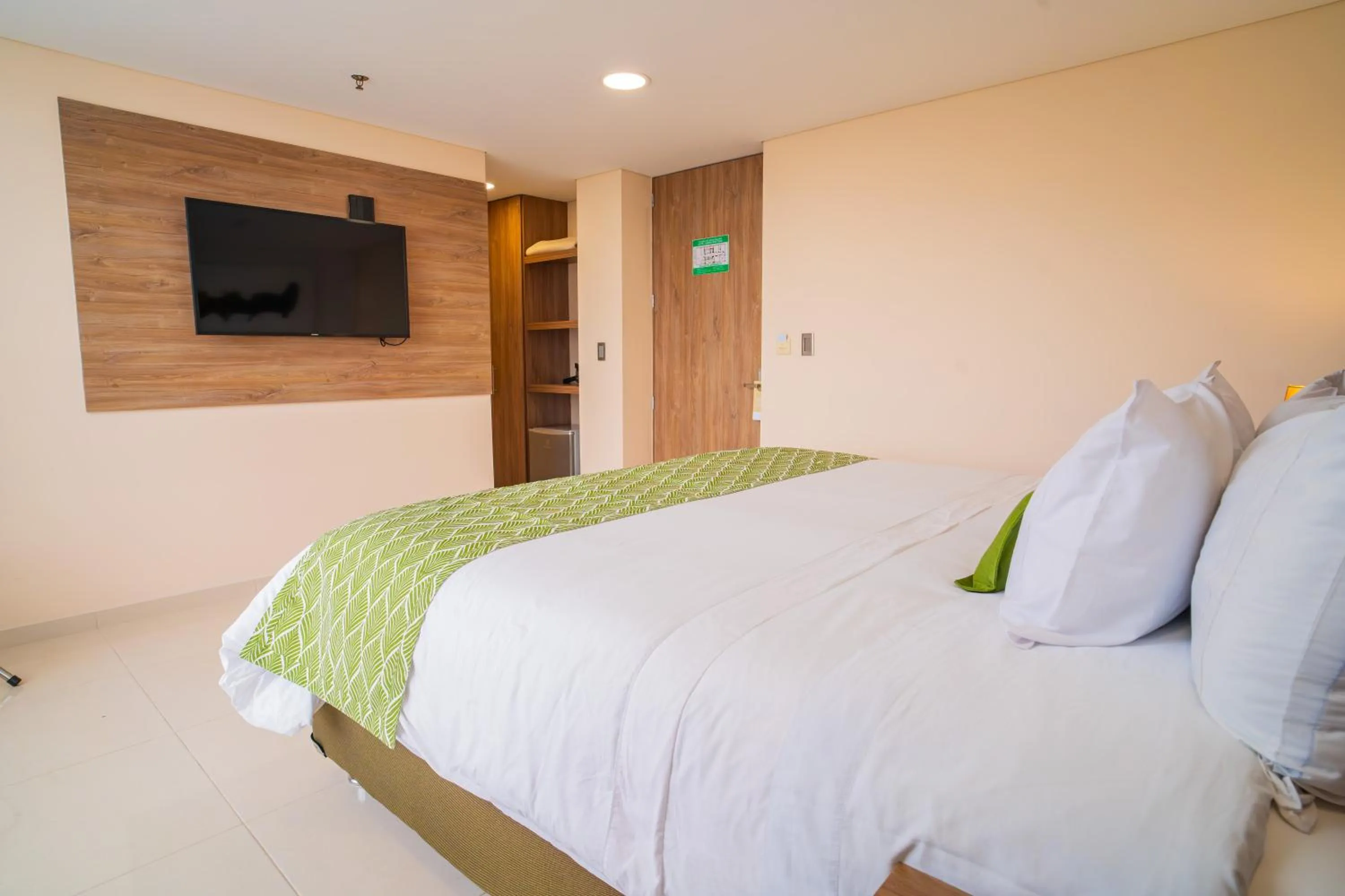 Bed in Ambar Hotel Boutique Cali