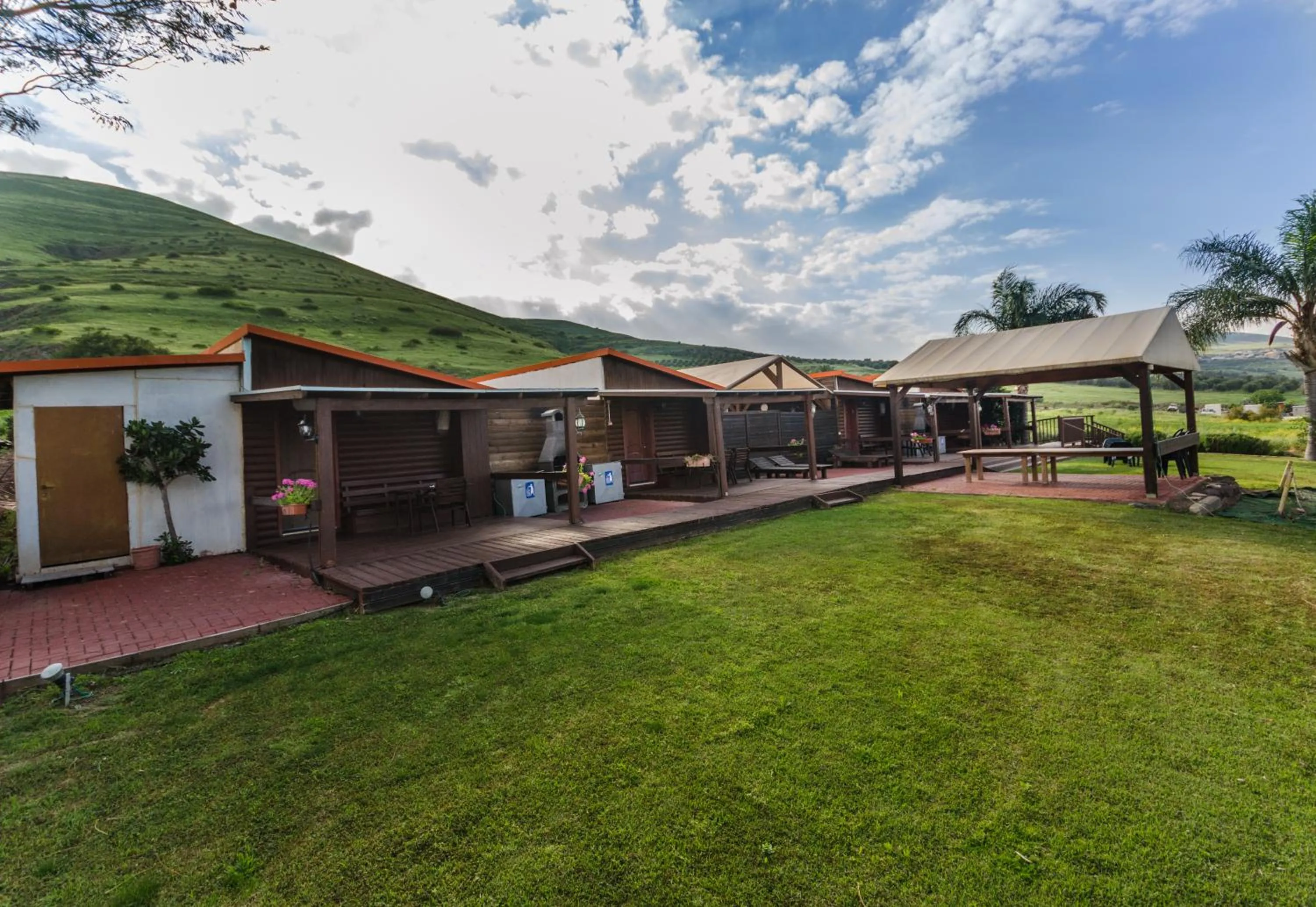 Garden view in Avigail Guest House