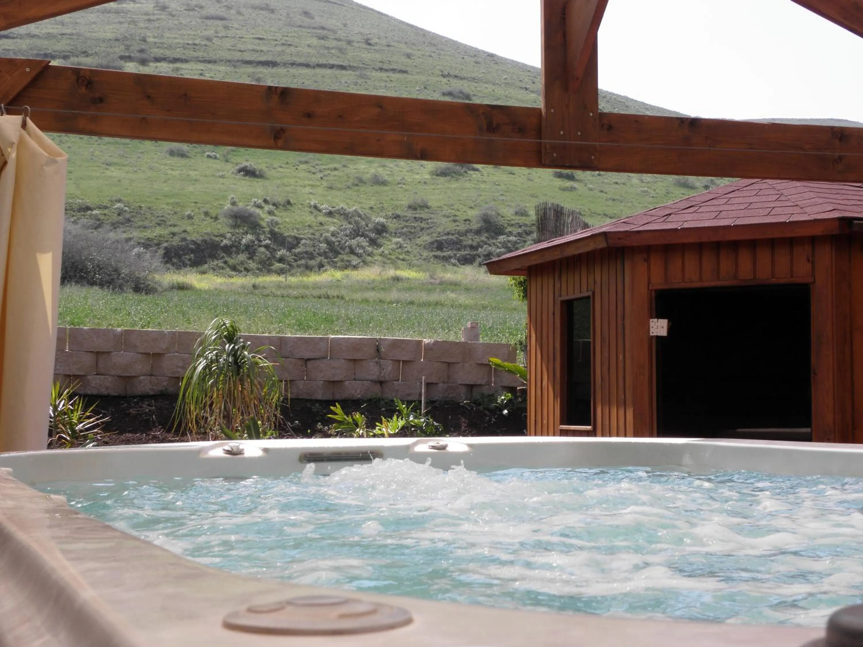 Sauna in Avigail Guest House