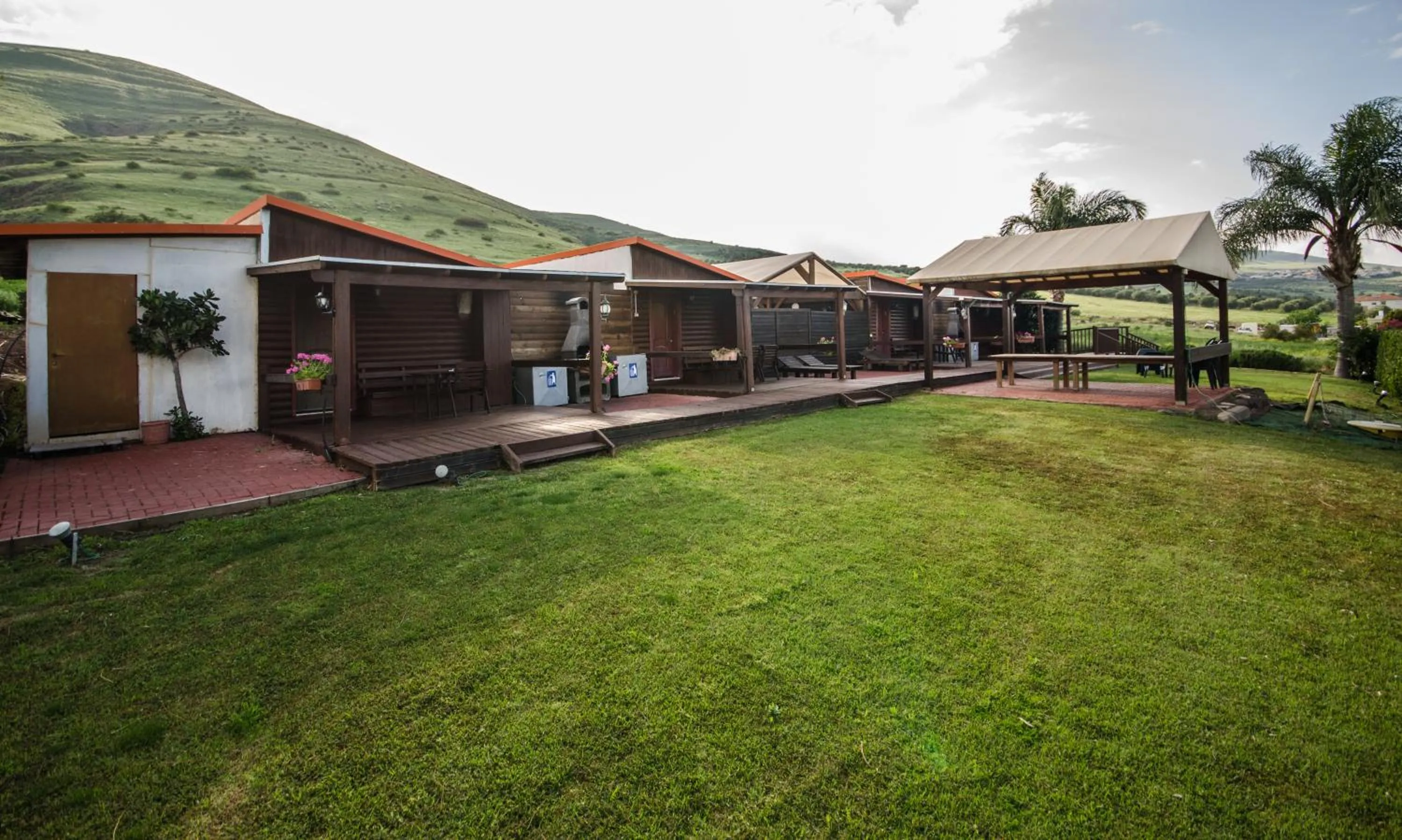Garden view in Avigail Guest House