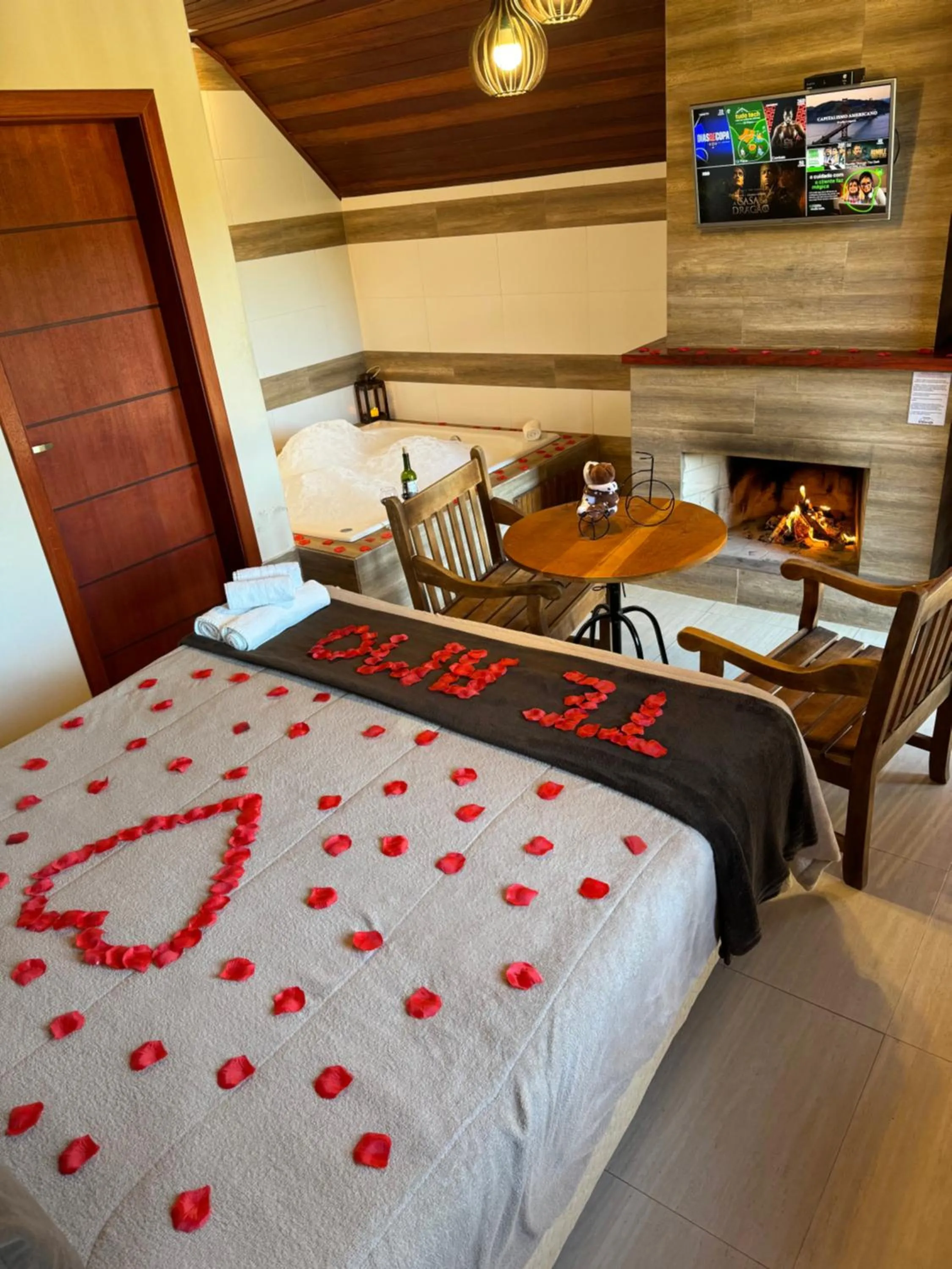 Bed in Pousada Villarejo