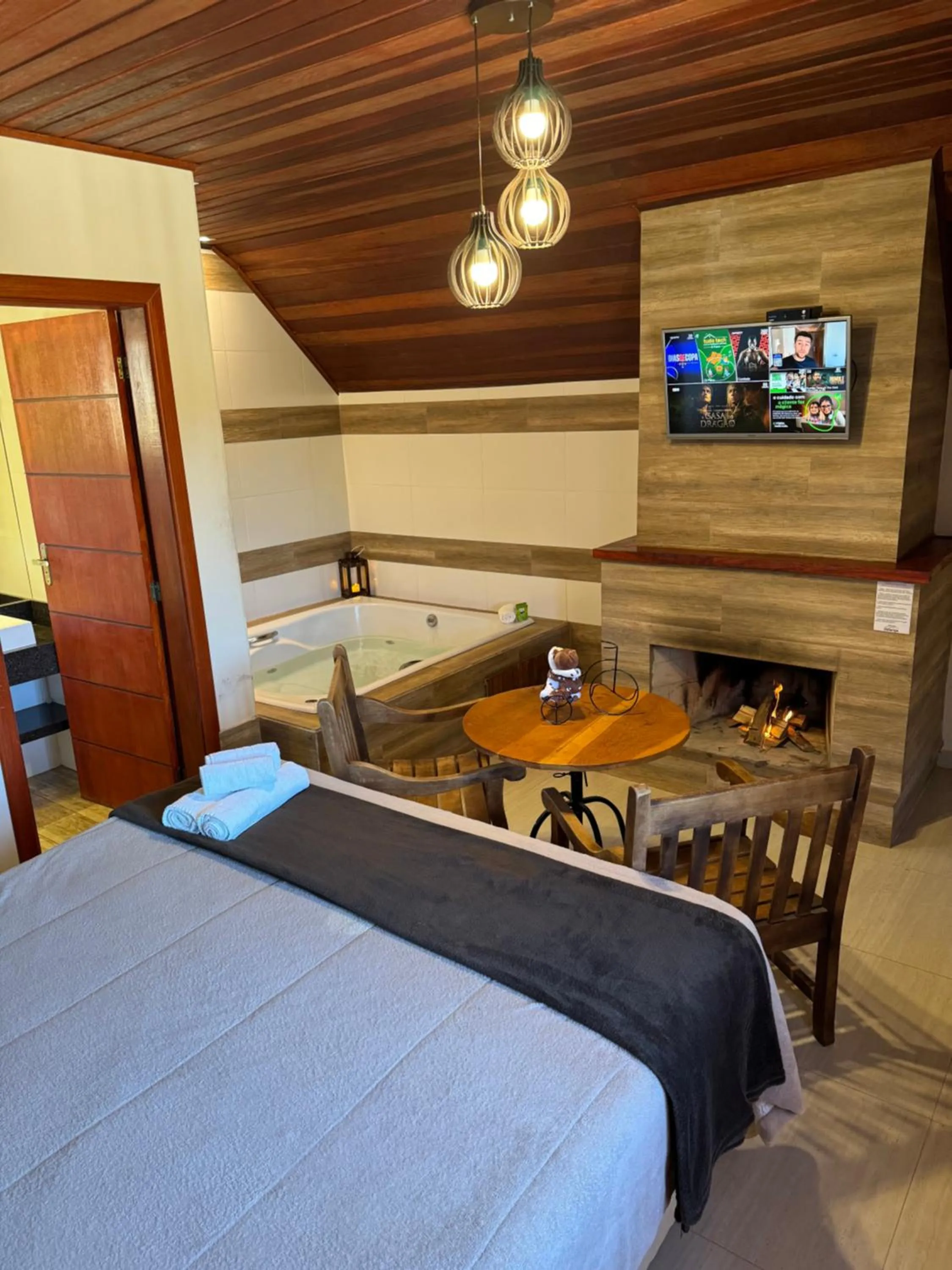 Bed in Pousada Villarejo