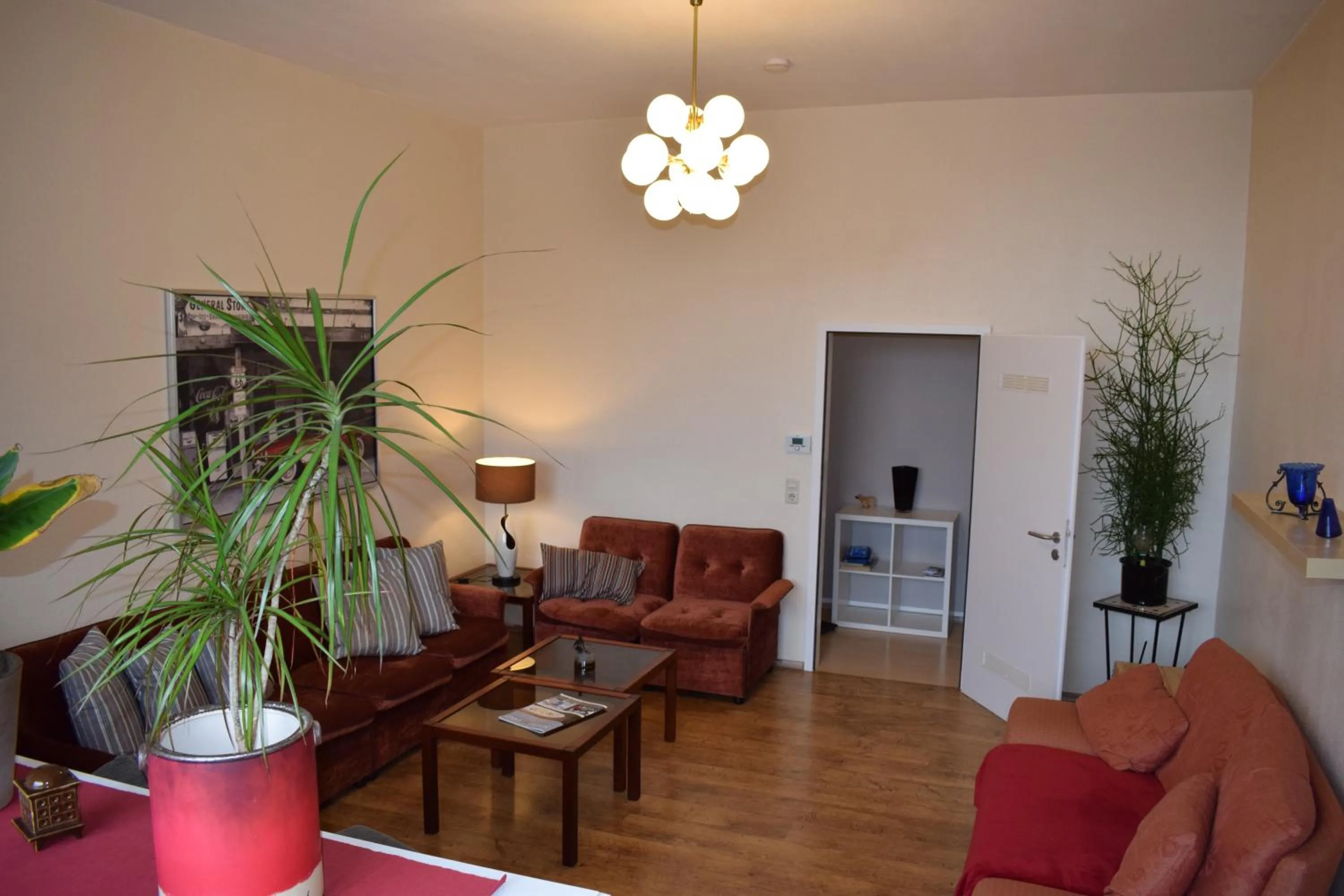 Living room in Messewohnung Augusta