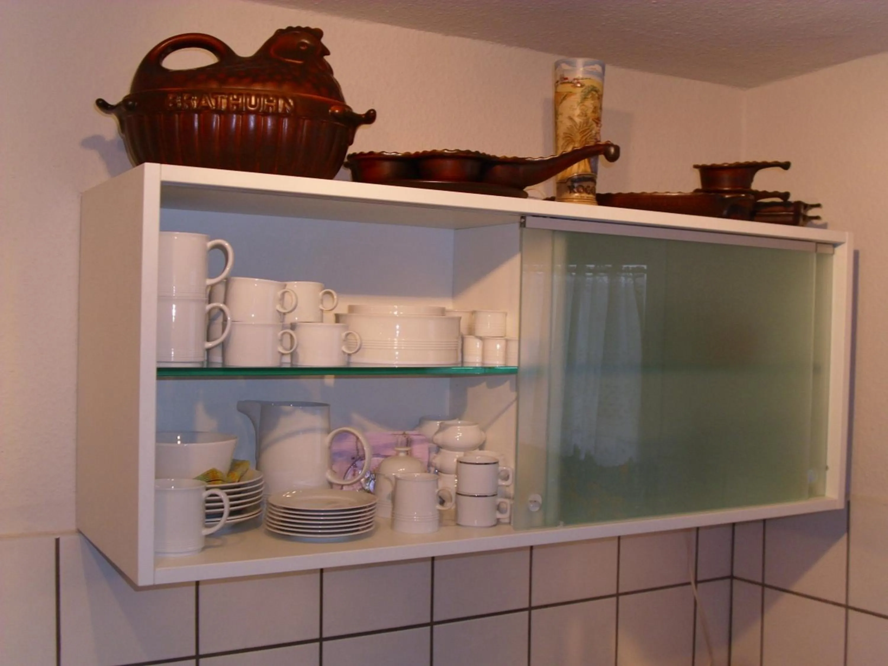 Kitchen or kitchenette in Messewohnung Augusta