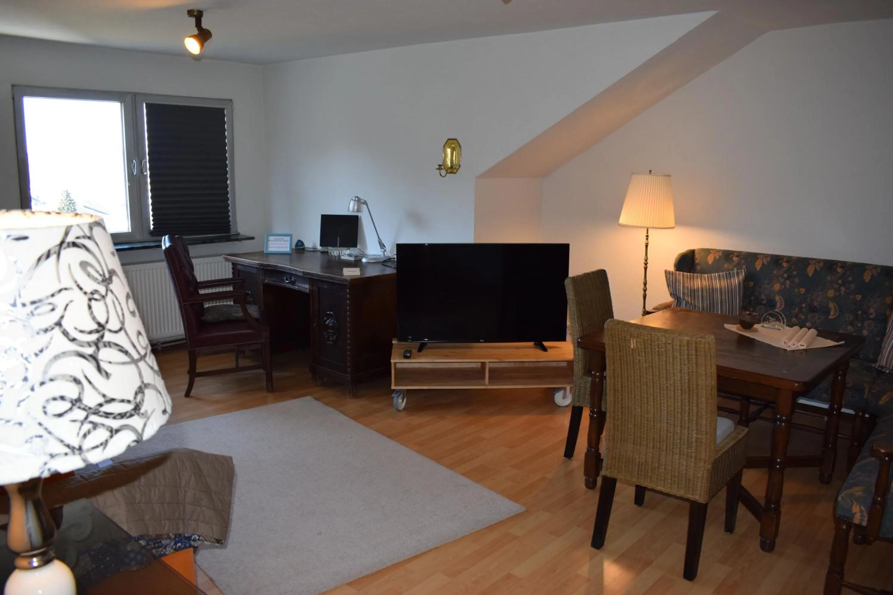 Living room in Messewohnung Augusta