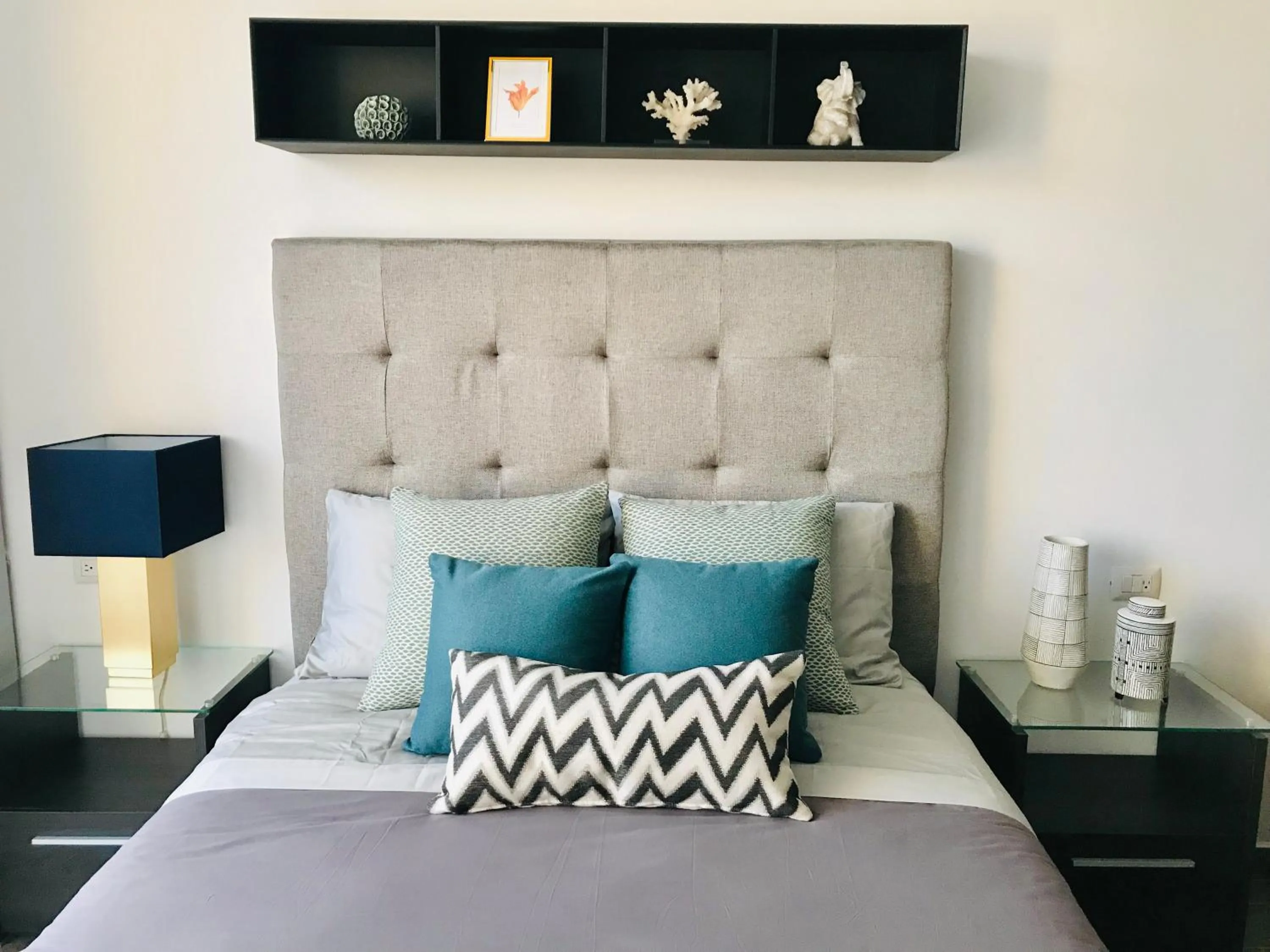 Bed in Edificio Vanessa 24 studios