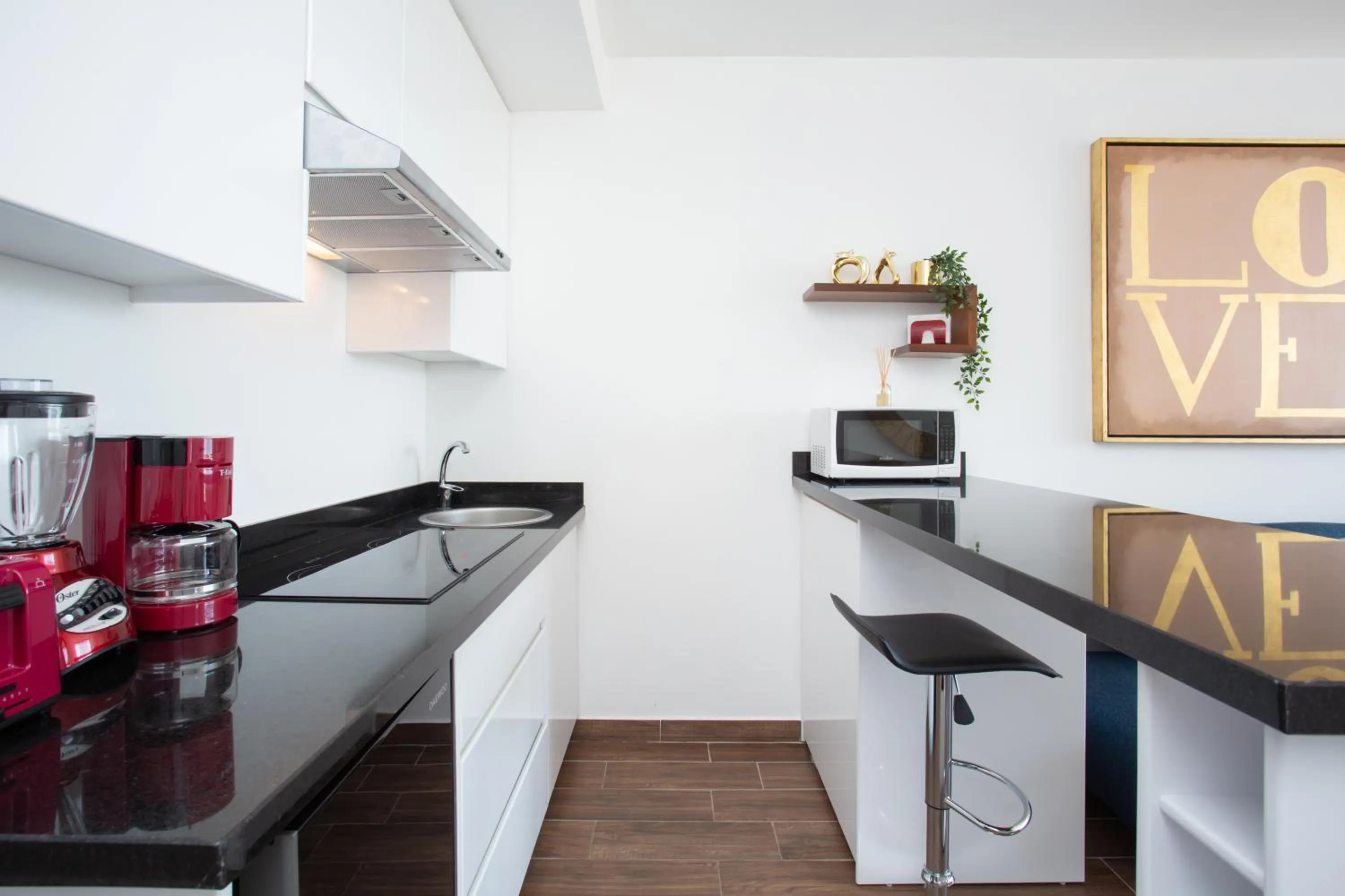 Kitchen or kitchenette in Edificio Vanessa 24 studios