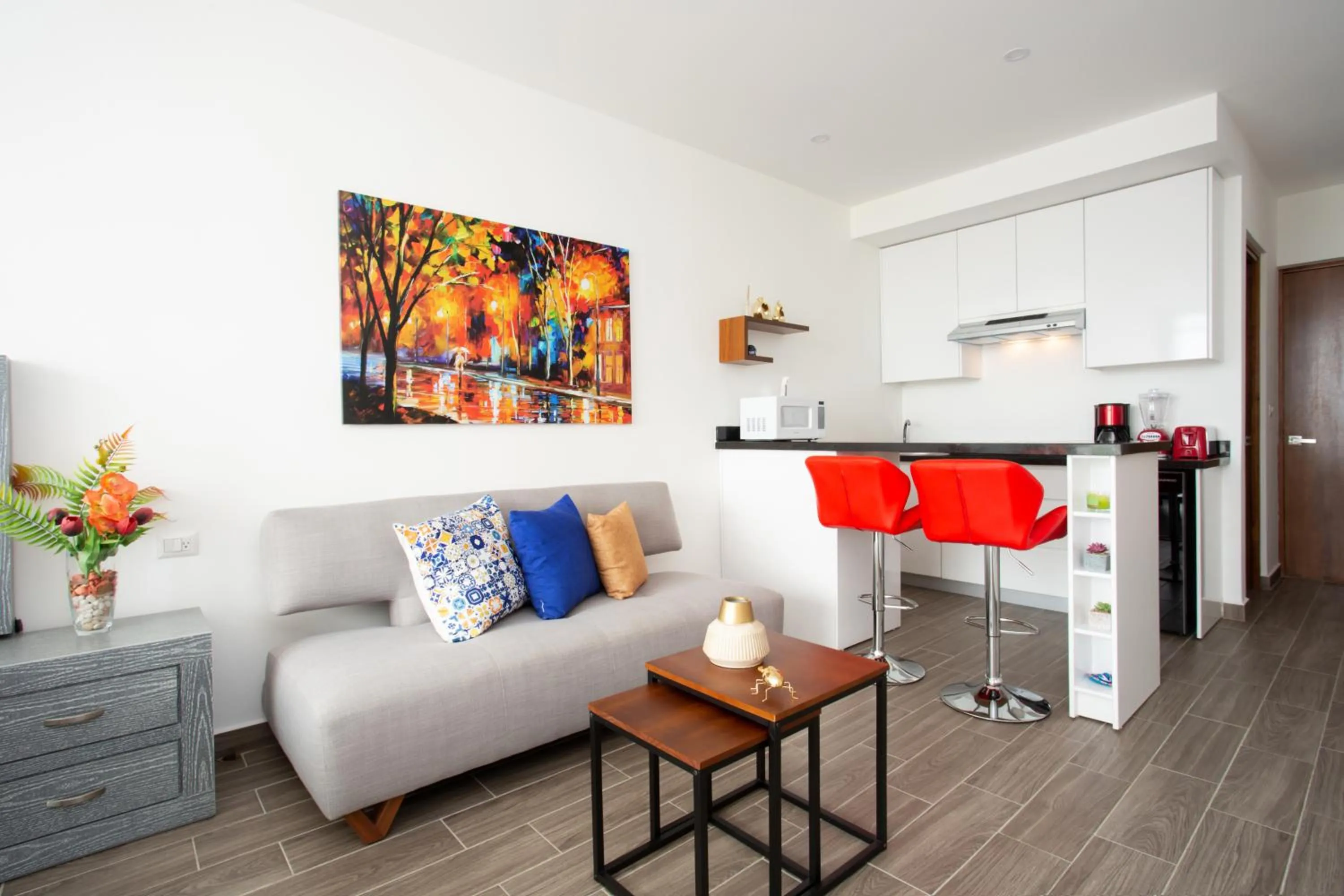 Kitchen or kitchenette in Edificio Vanessa 24 studios