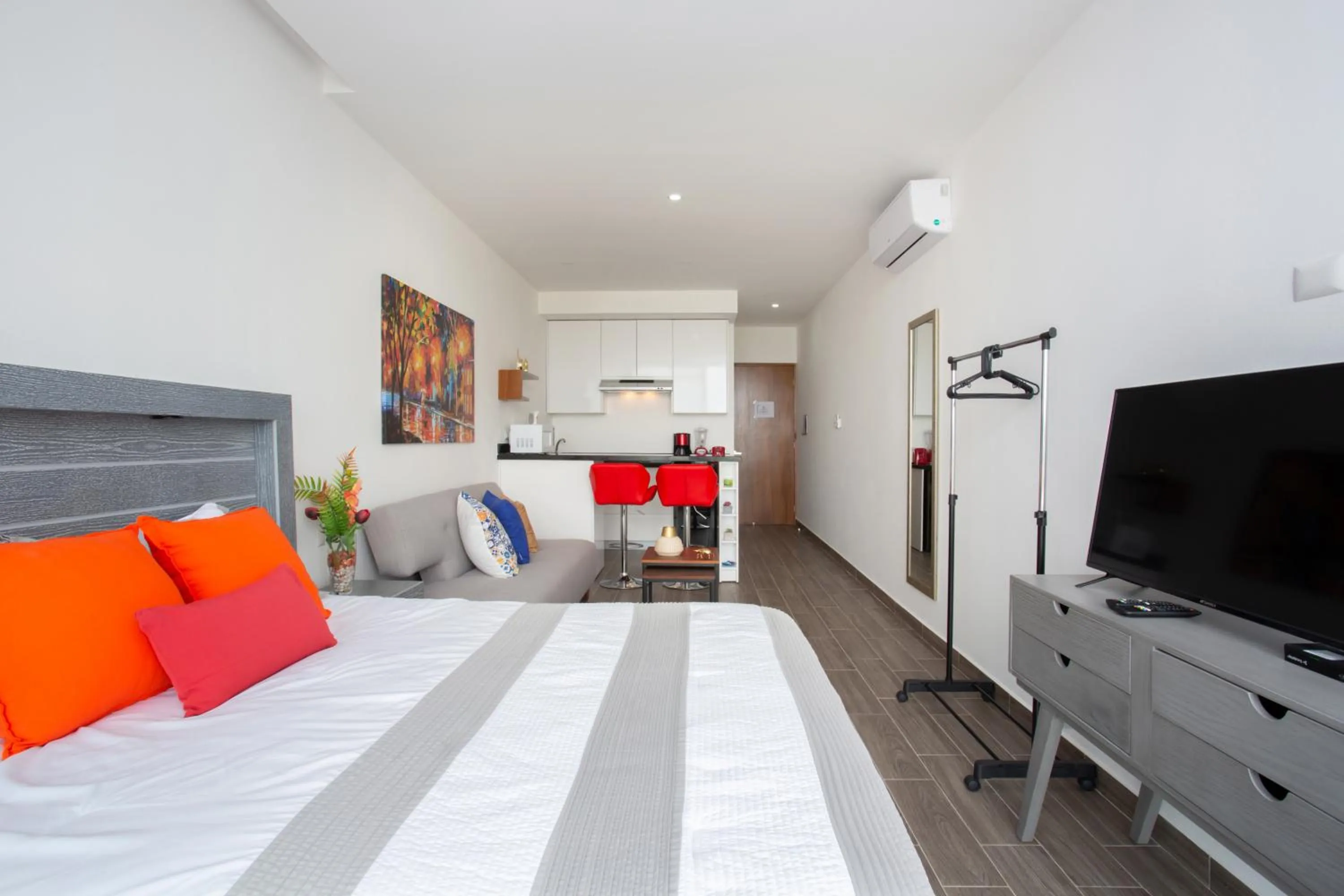 Photo of the whole room, Bed in Edificio Vanessa 24 studios