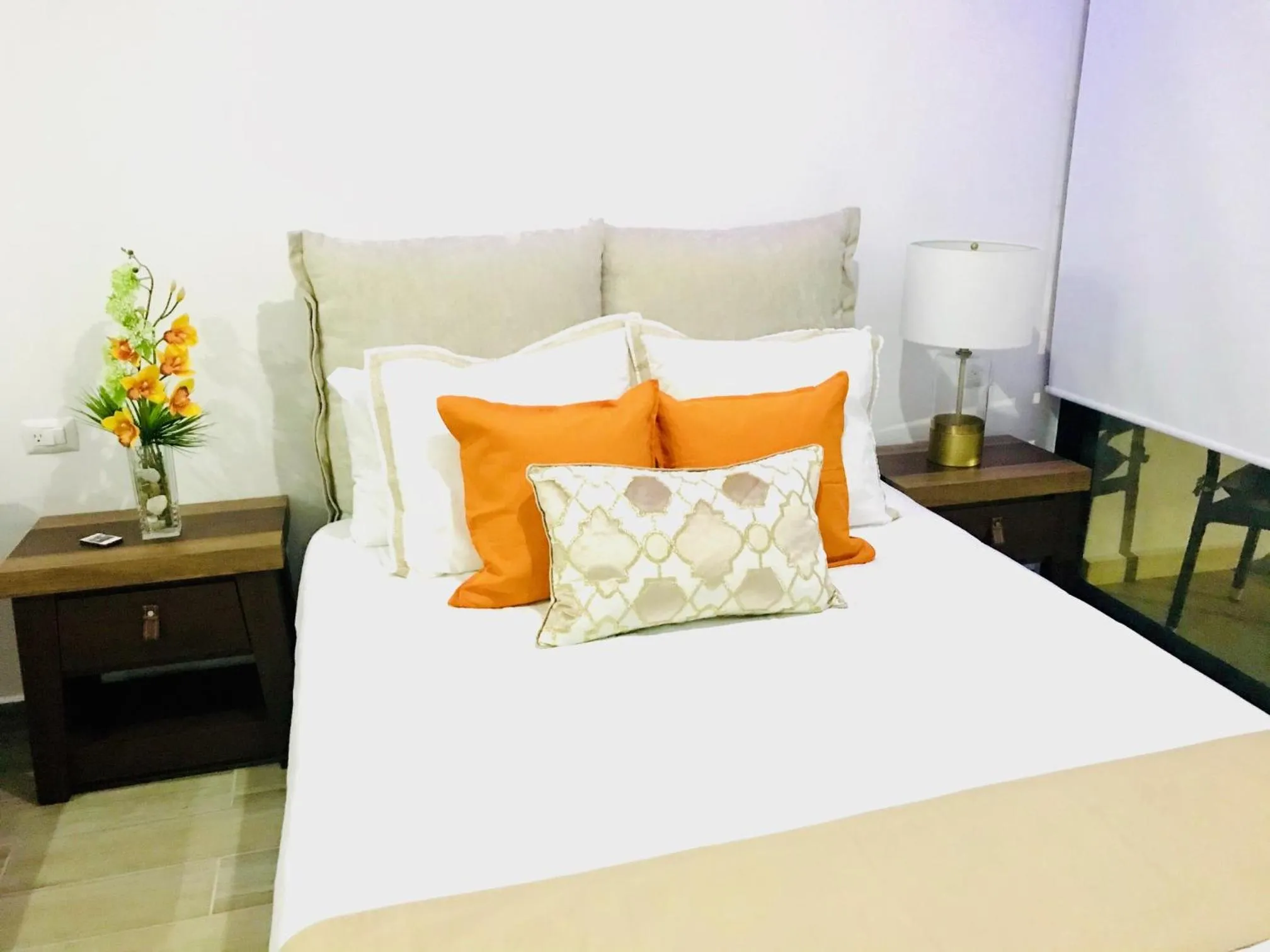 Bed in Edificio Vanessa 24 studios