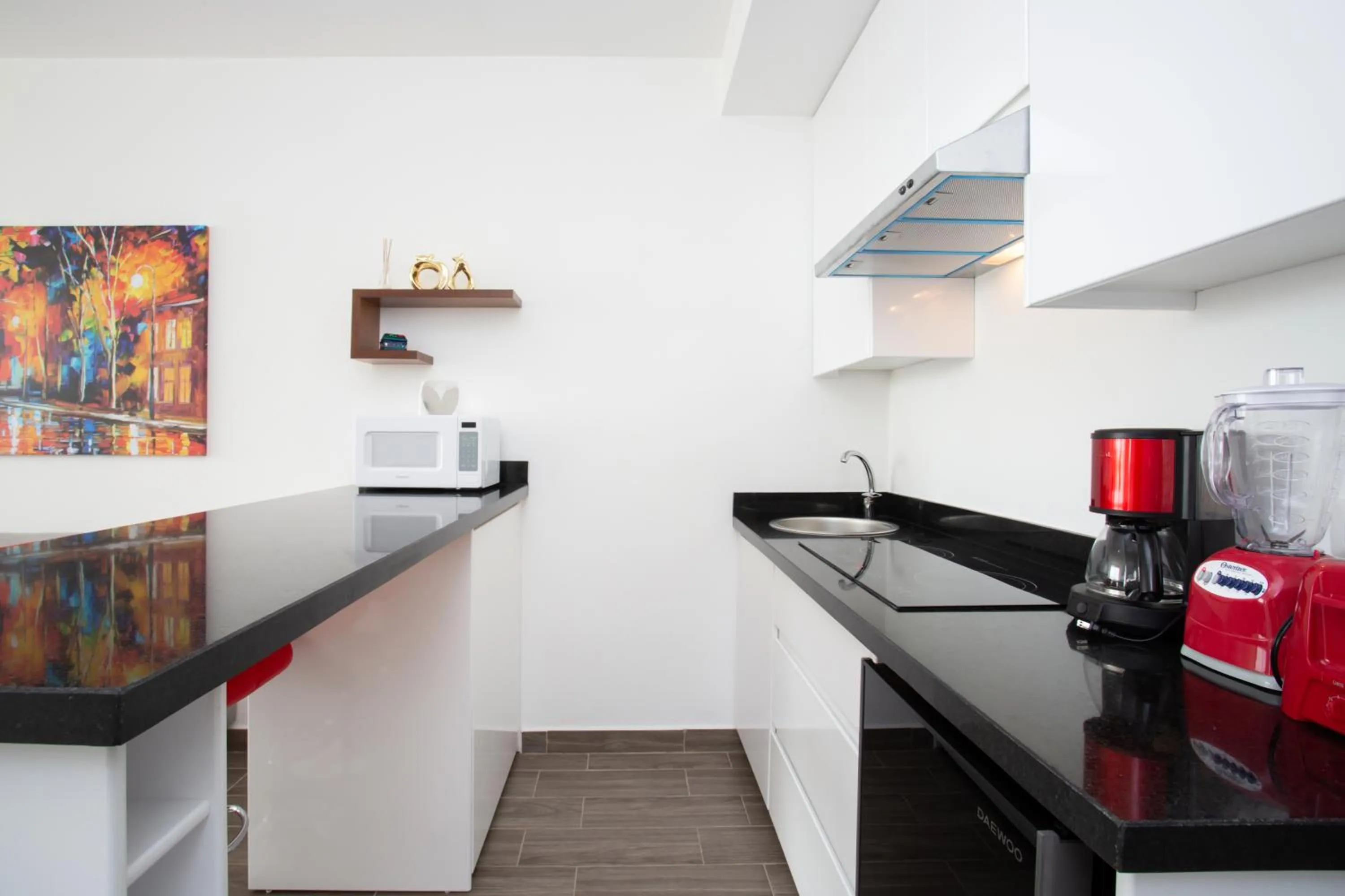Kitchen or kitchenette in Edificio Vanessa 24 studios