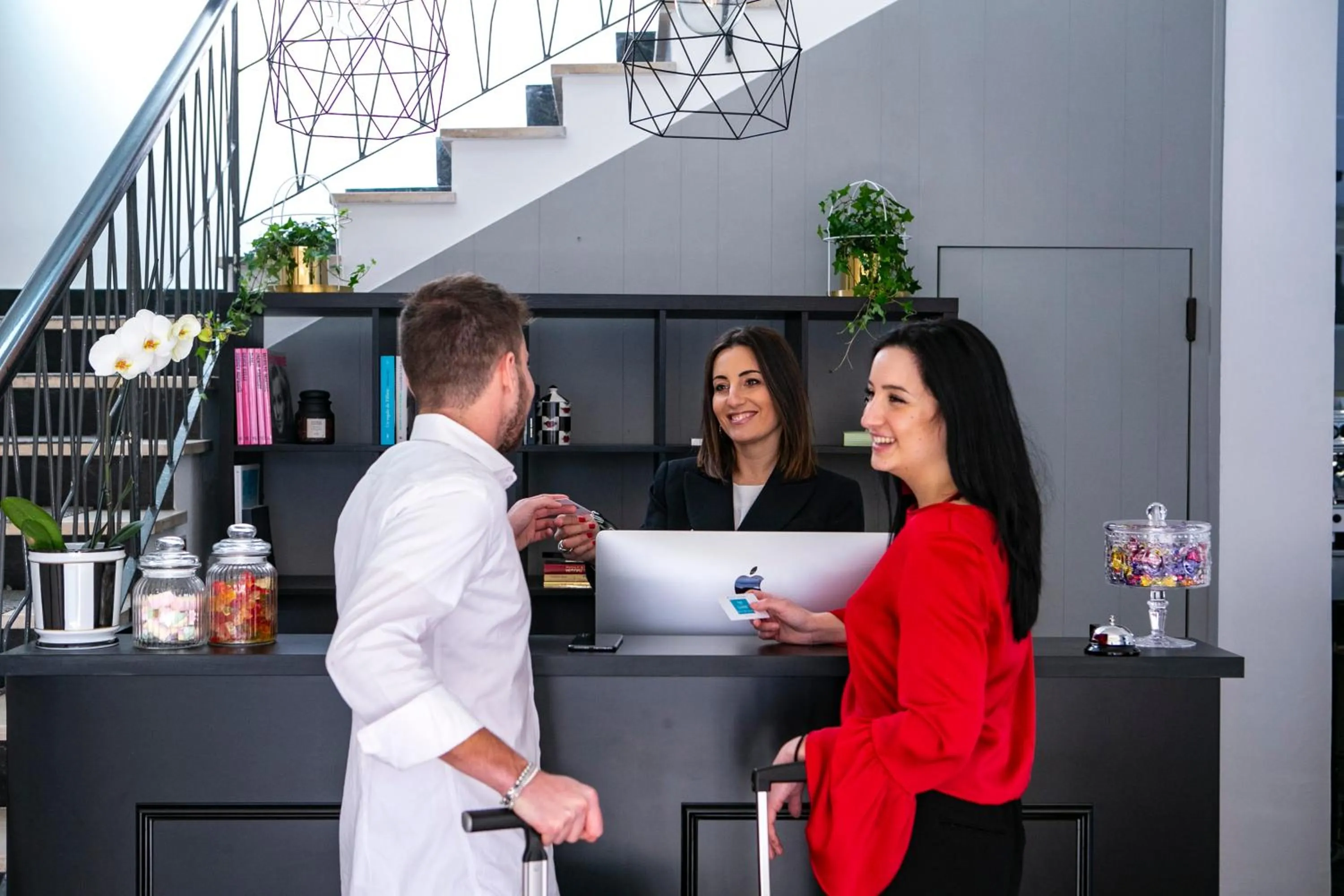 Lobby or reception in Hotel Liane Riccione