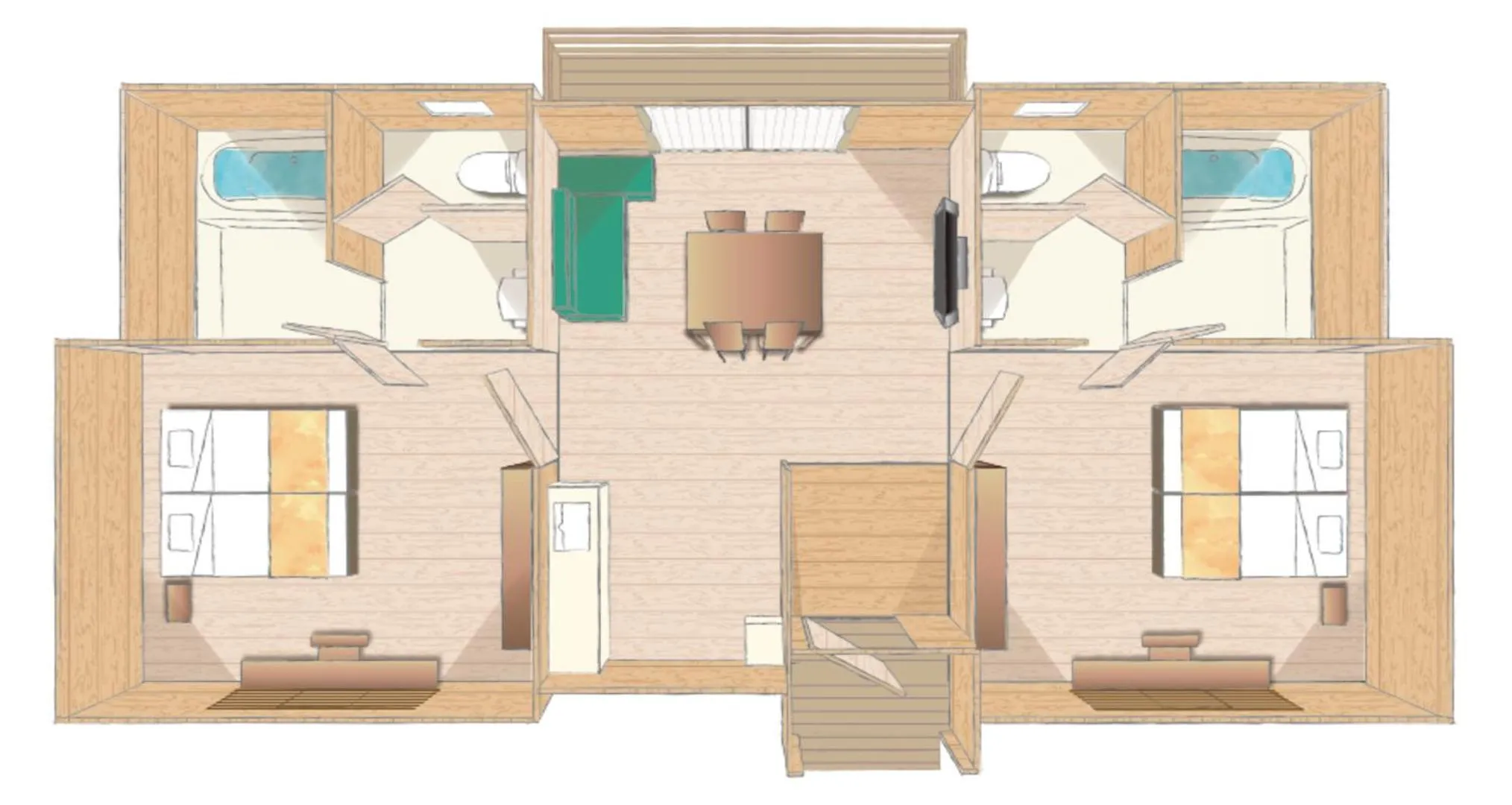 Floor plan in Resol no Mori