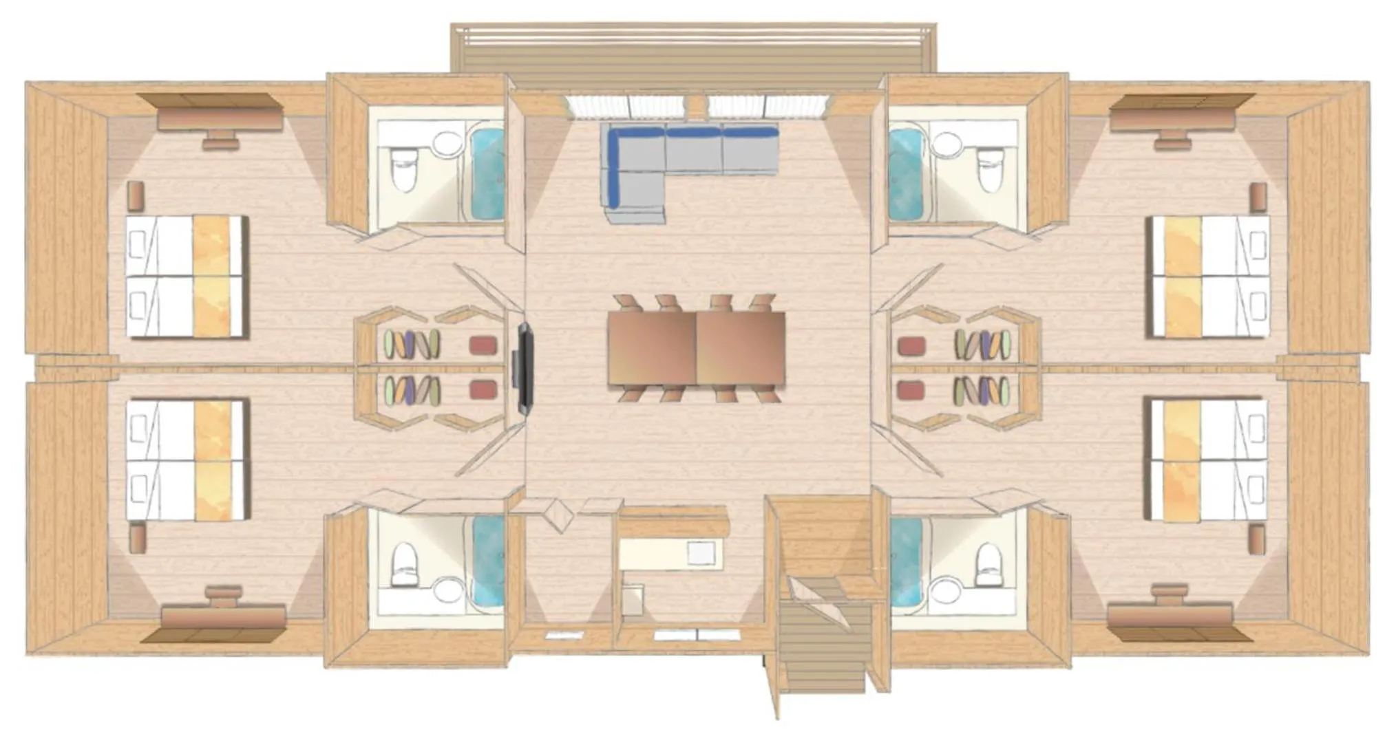 Floor plan in Resol no Mori