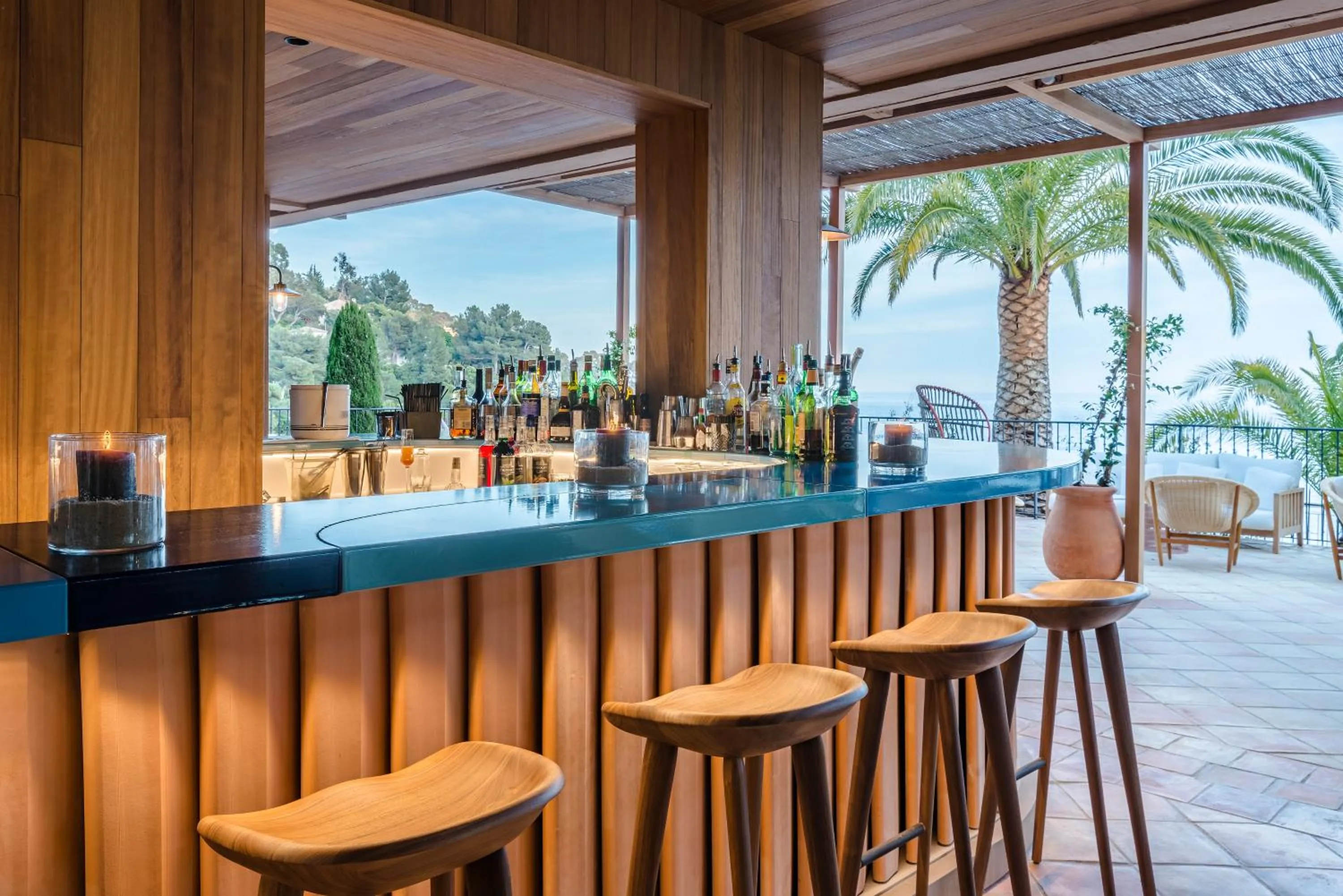 Patio in Hôtel Le Bailli De Suffren