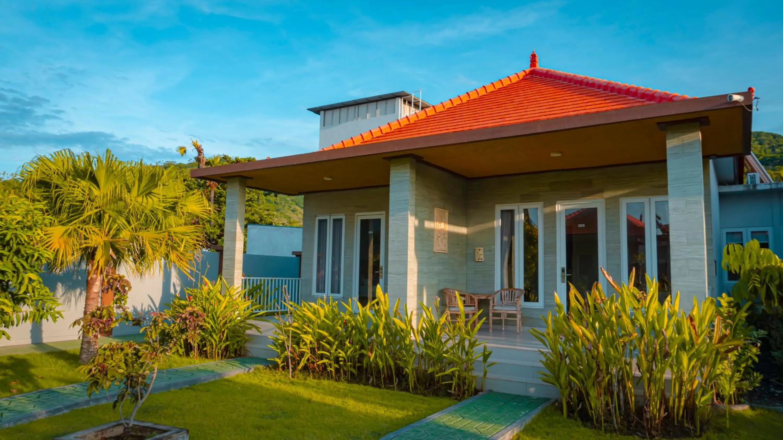 Garden in Seamount Hotel Amed