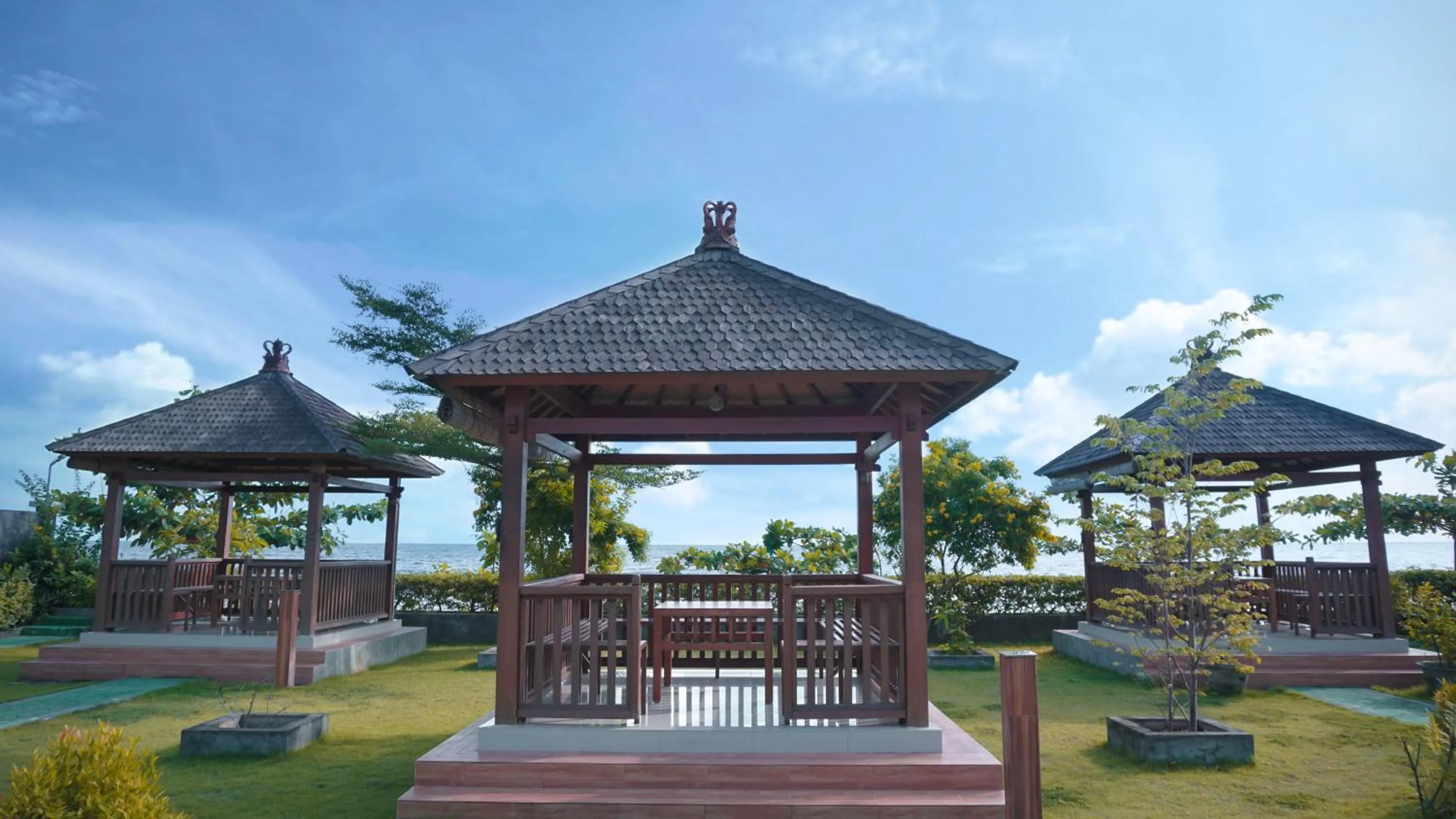 Property building in Seamount Hotel Amed