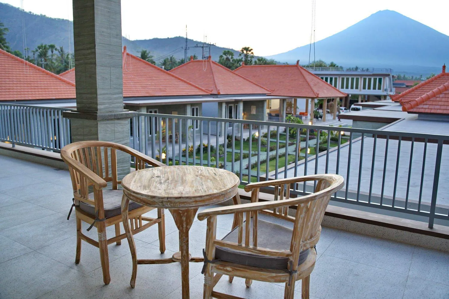 Balcony/Terrace in Seamount Hotel Amed