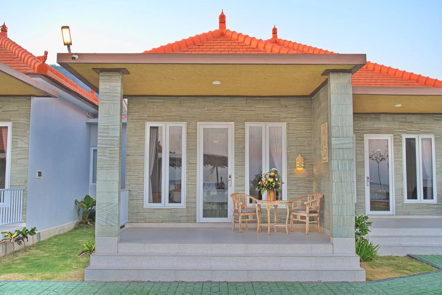 Balcony/Terrace in Seamount Hotel Amed