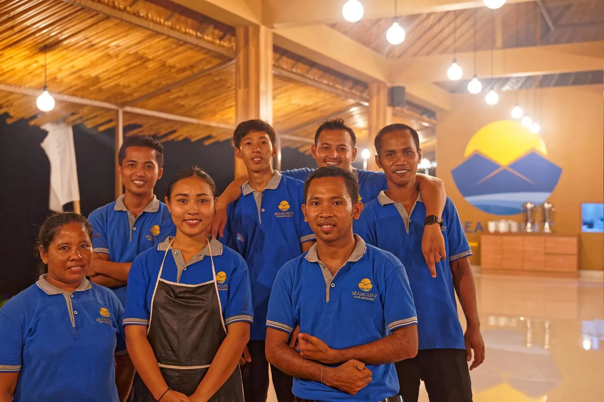 Staff in Seamount Hotel Amed