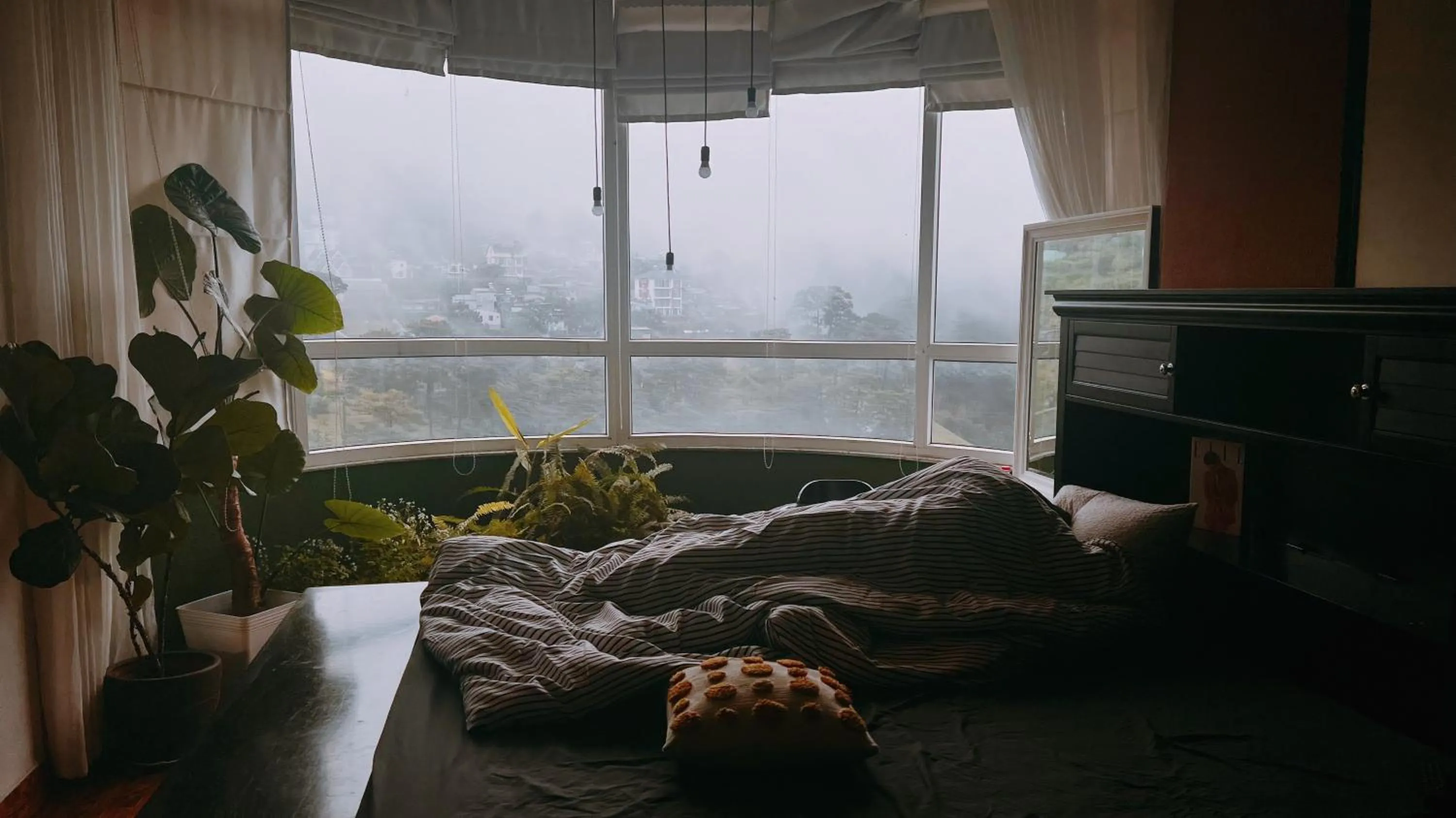 Bed in An Yên Villa Đà Lạt