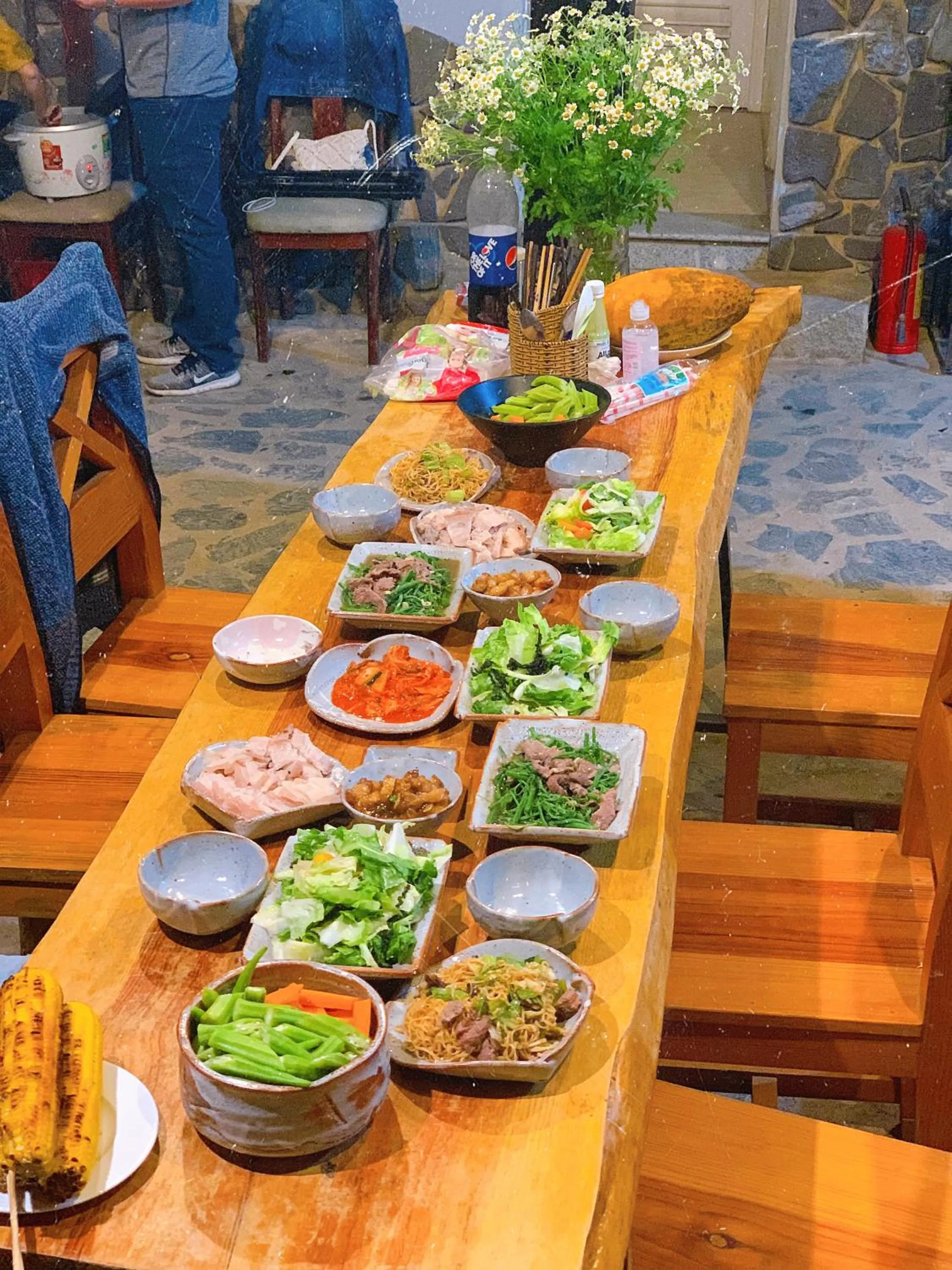 BBQ facilities in An Yên Villa Đà Lạt