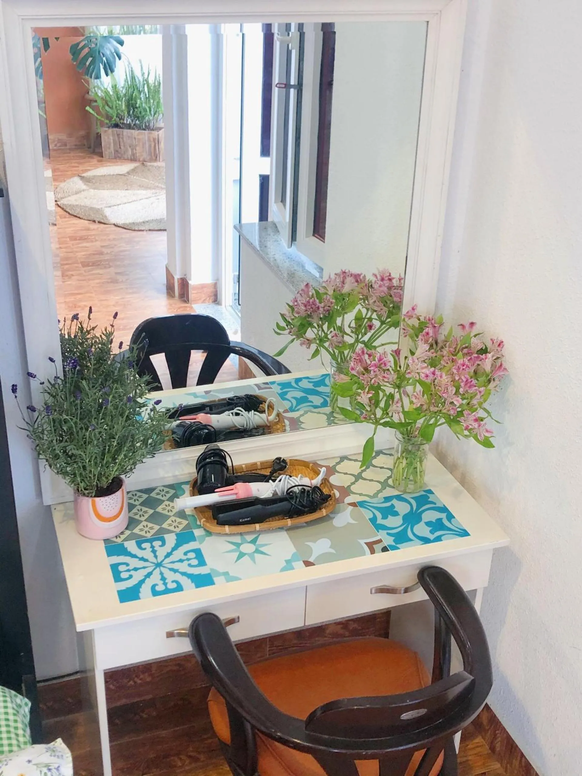 Decorative detail in An Yên Villa Đà Lạt