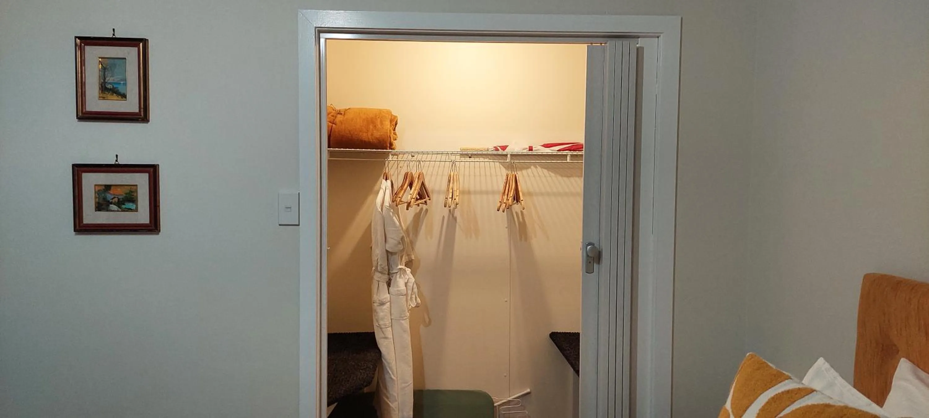 wardrobe in Awatuna Sunset Lodge