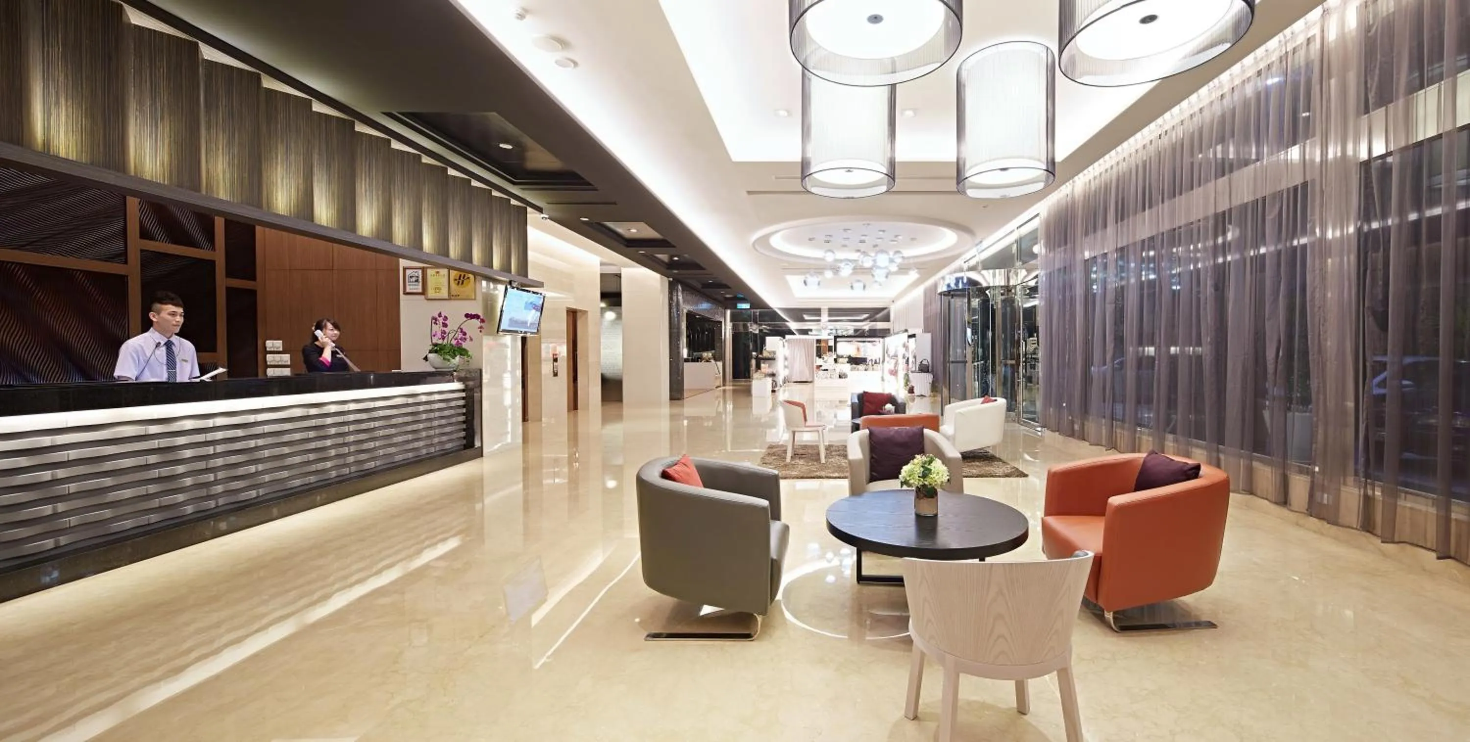 Lobby or reception in Guanko Hotel