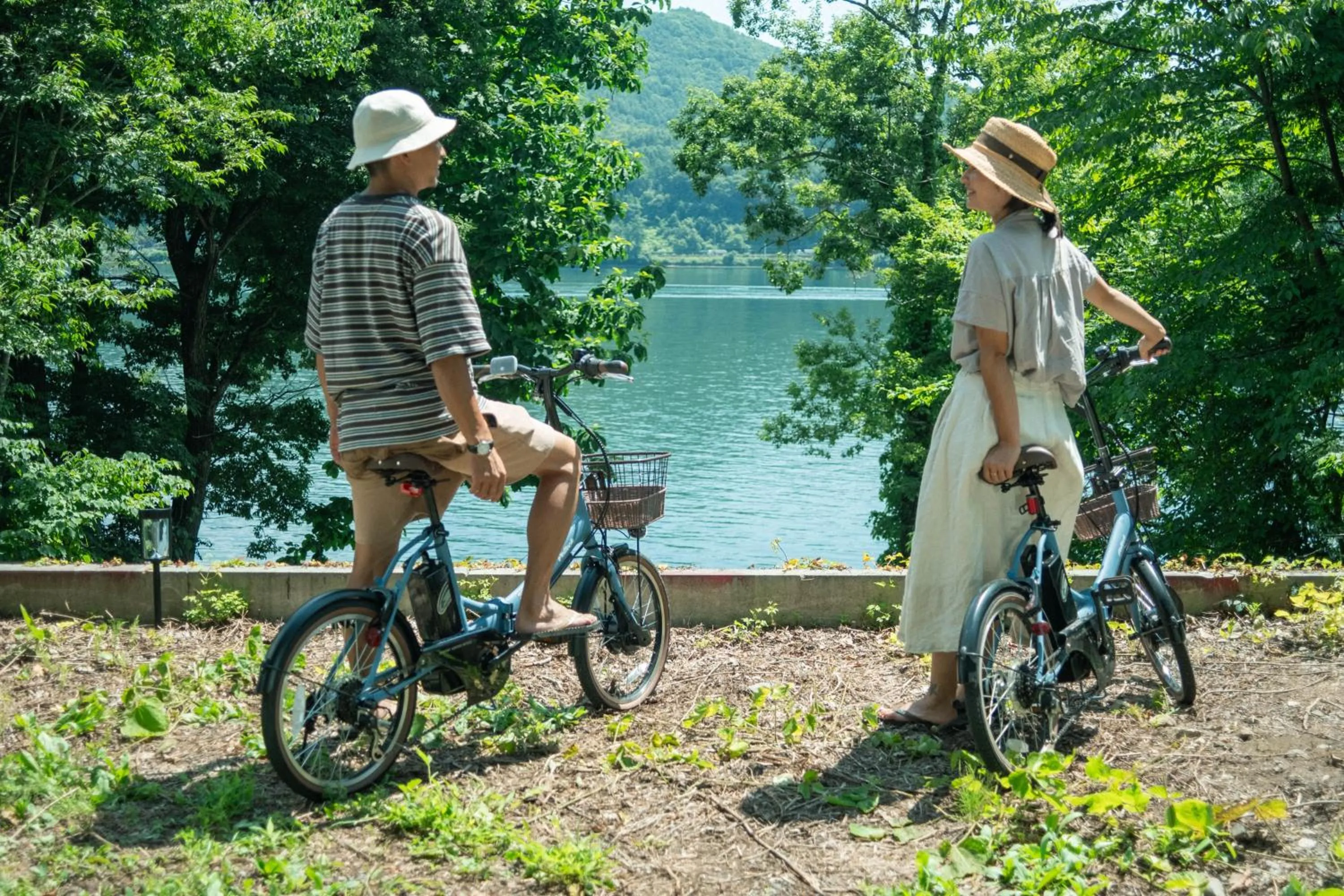 Cycling in Lift Inn Hakuba Goryu