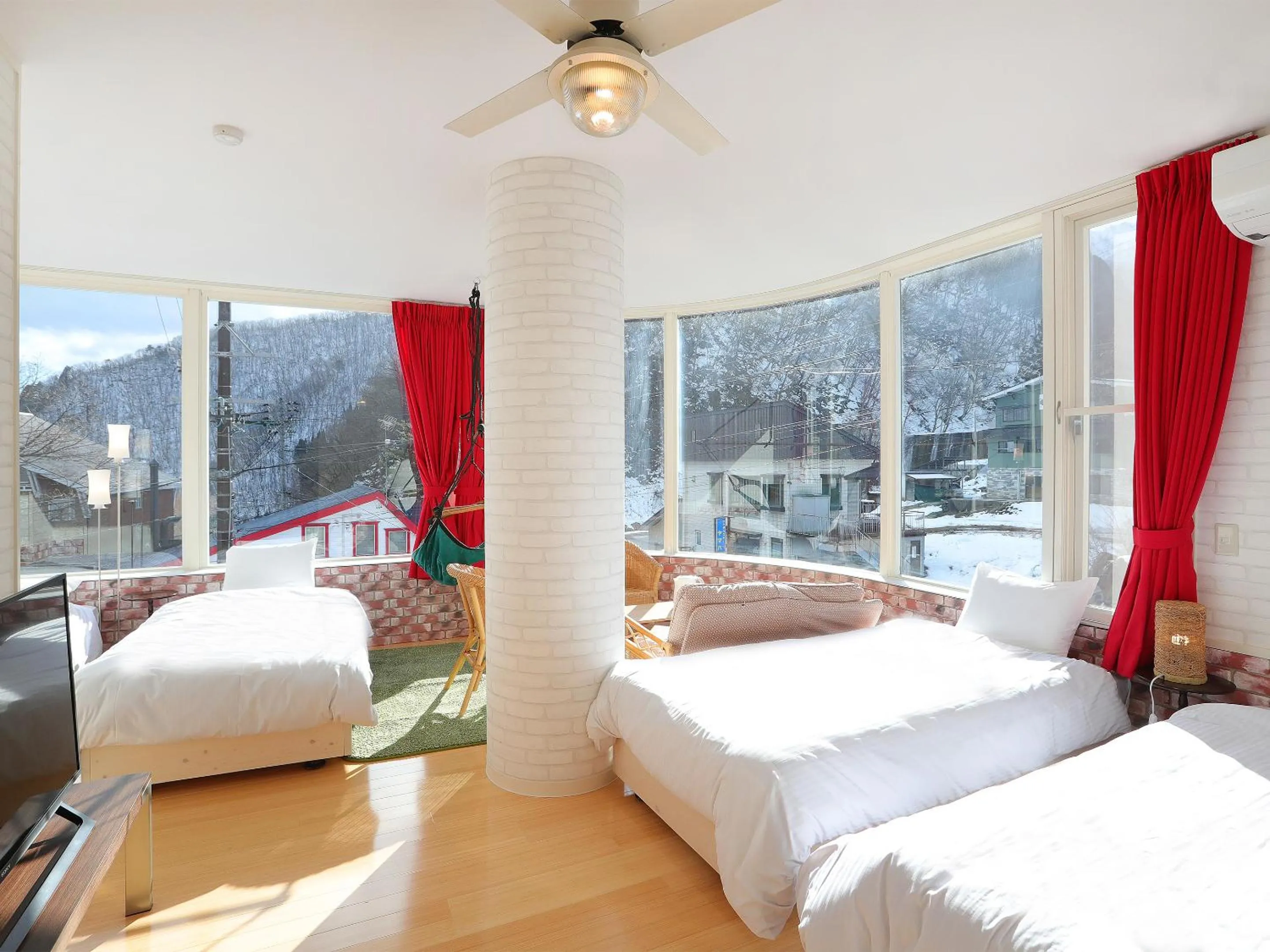 Bed in Lift Inn Hakuba Goryu