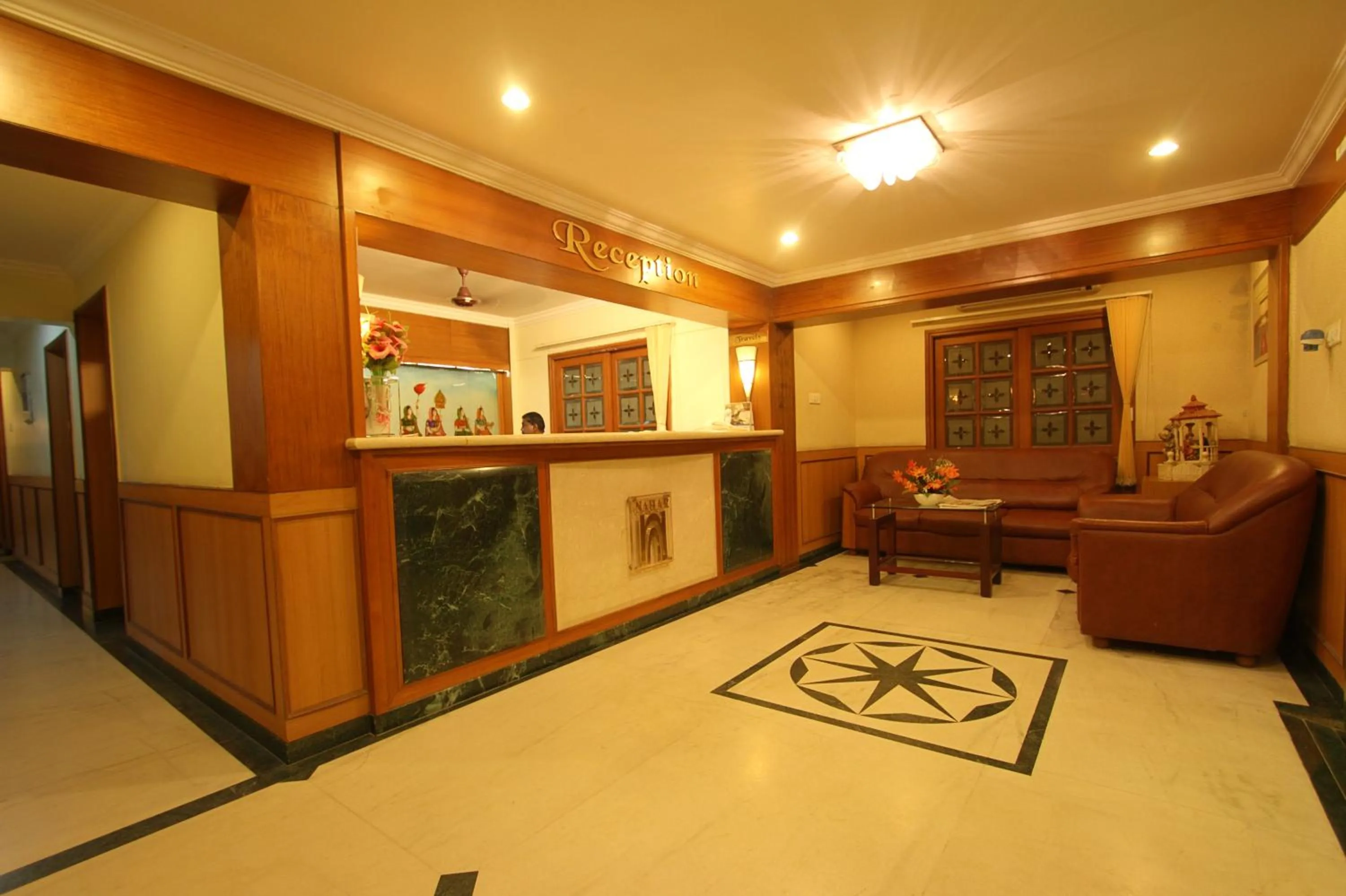 Lobby or reception in Hotel Nahar Manchester Inn