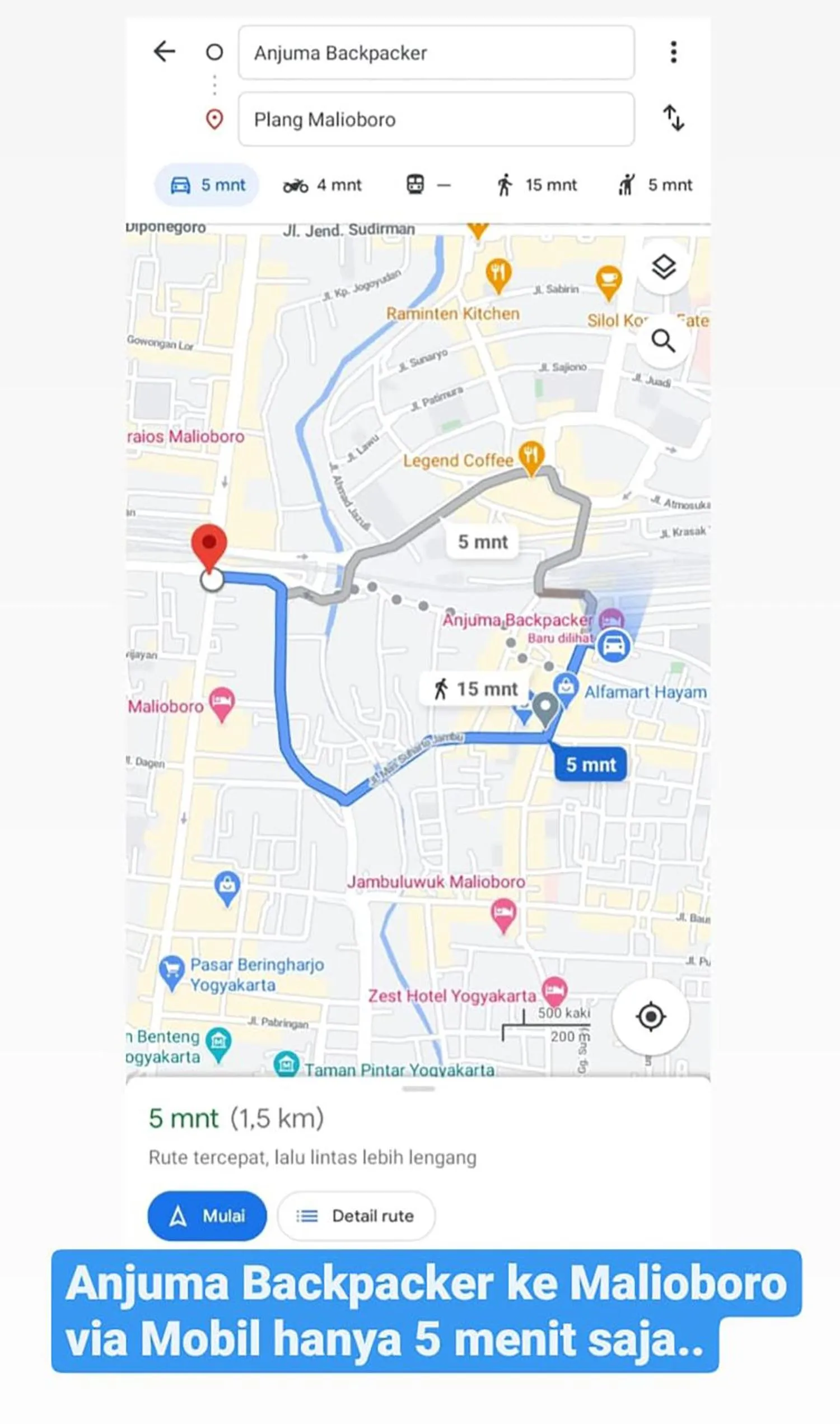 Text overlay in Anjuma Backpacker