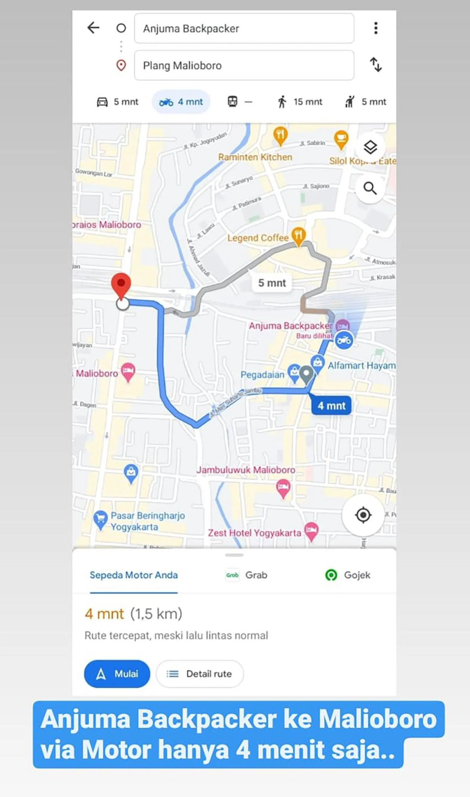 Text overlay in Anjuma Backpacker
