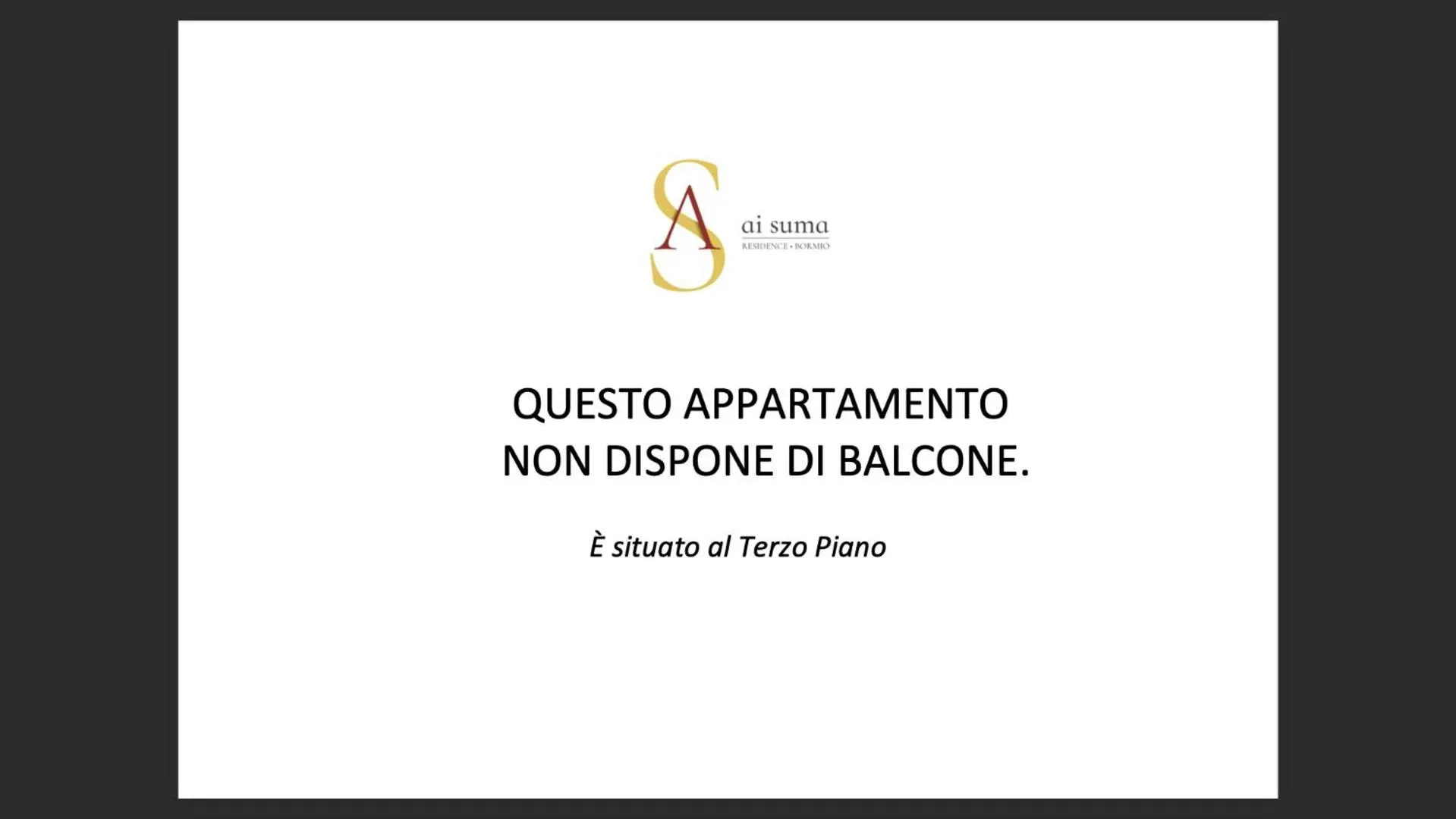 Text overlay in Ai Suma Residence